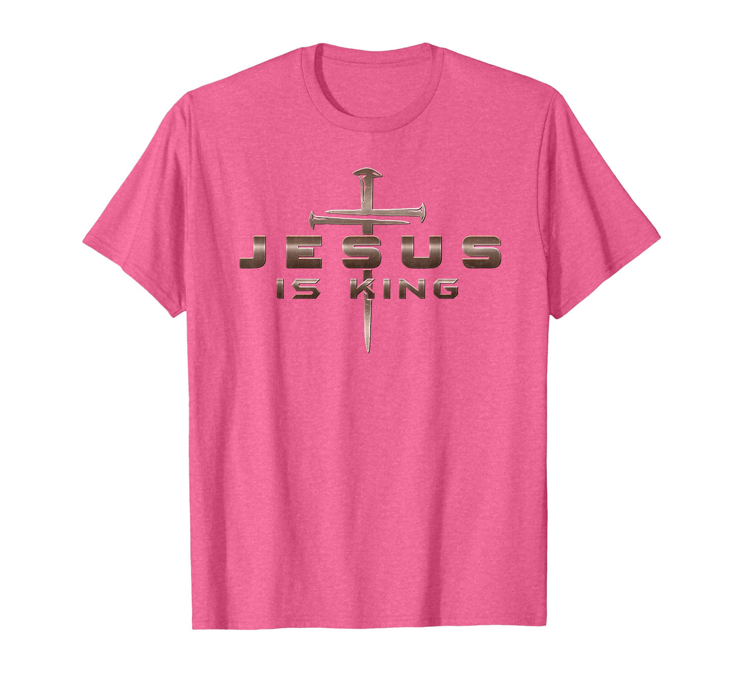 Jesus is King Christ Cross Christian T-Shirt