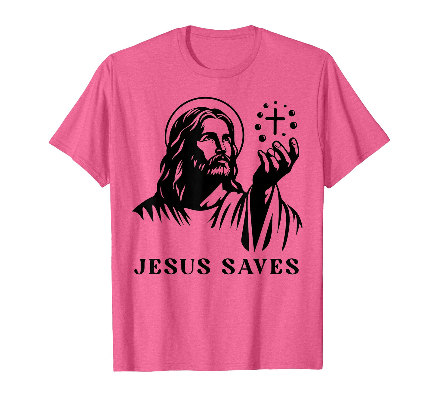 Jesus Saves Christian Cross God Minimal Faith Bible Pray T-Shirt