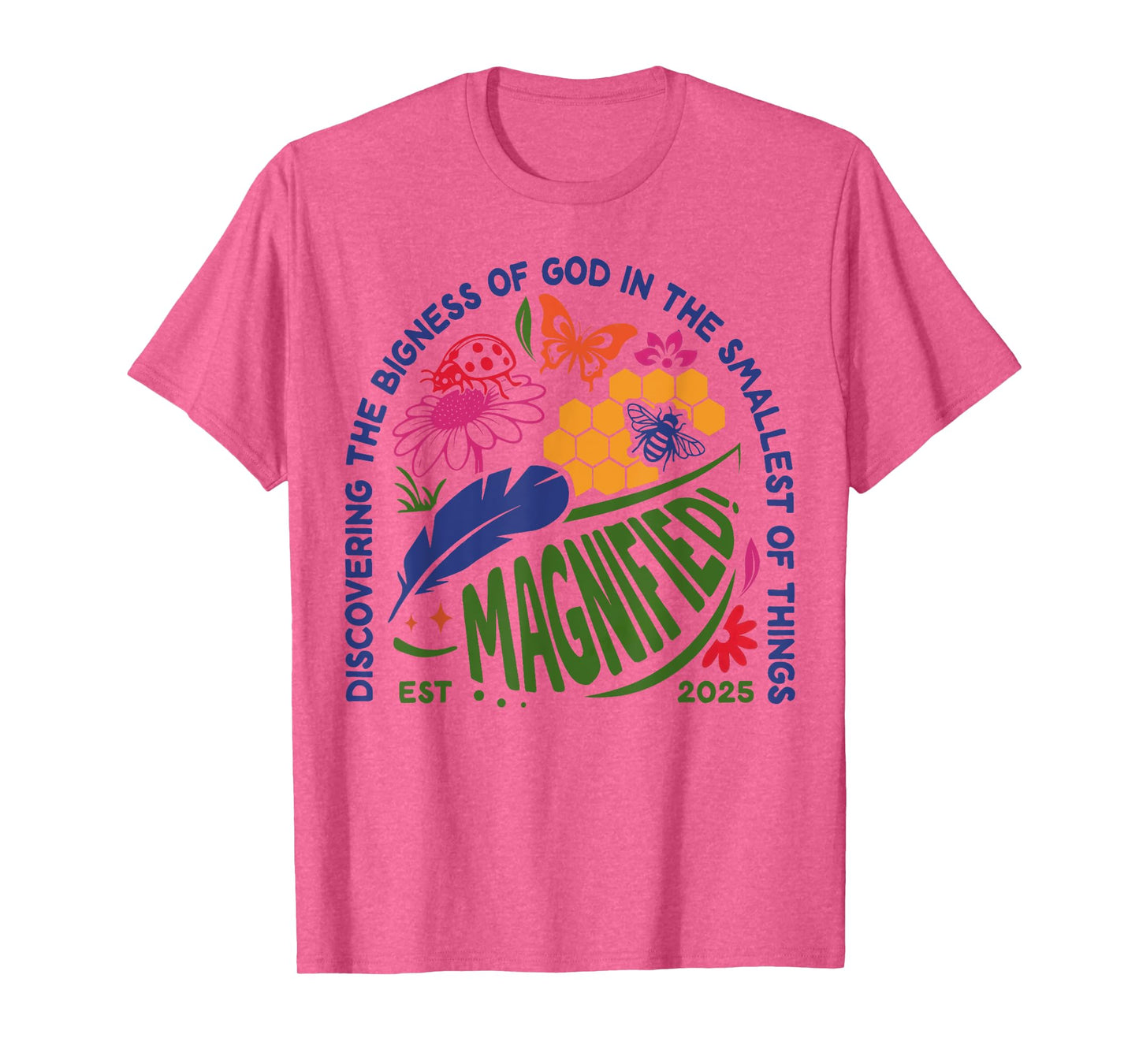 Magnified VBS 2025 Discovering the Bigness of God Christian T-Shirt
