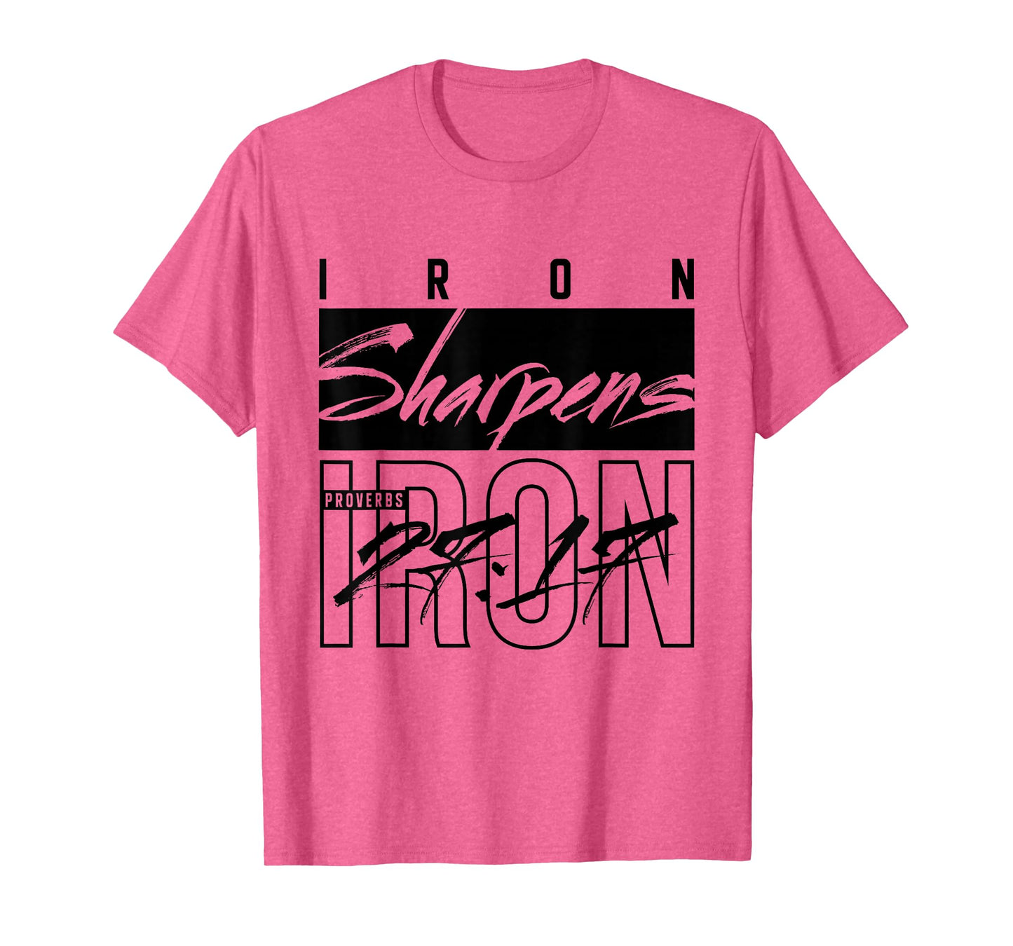 Iron Sharpens Iron Christian Bible Faith Religious Christian T-Shirt