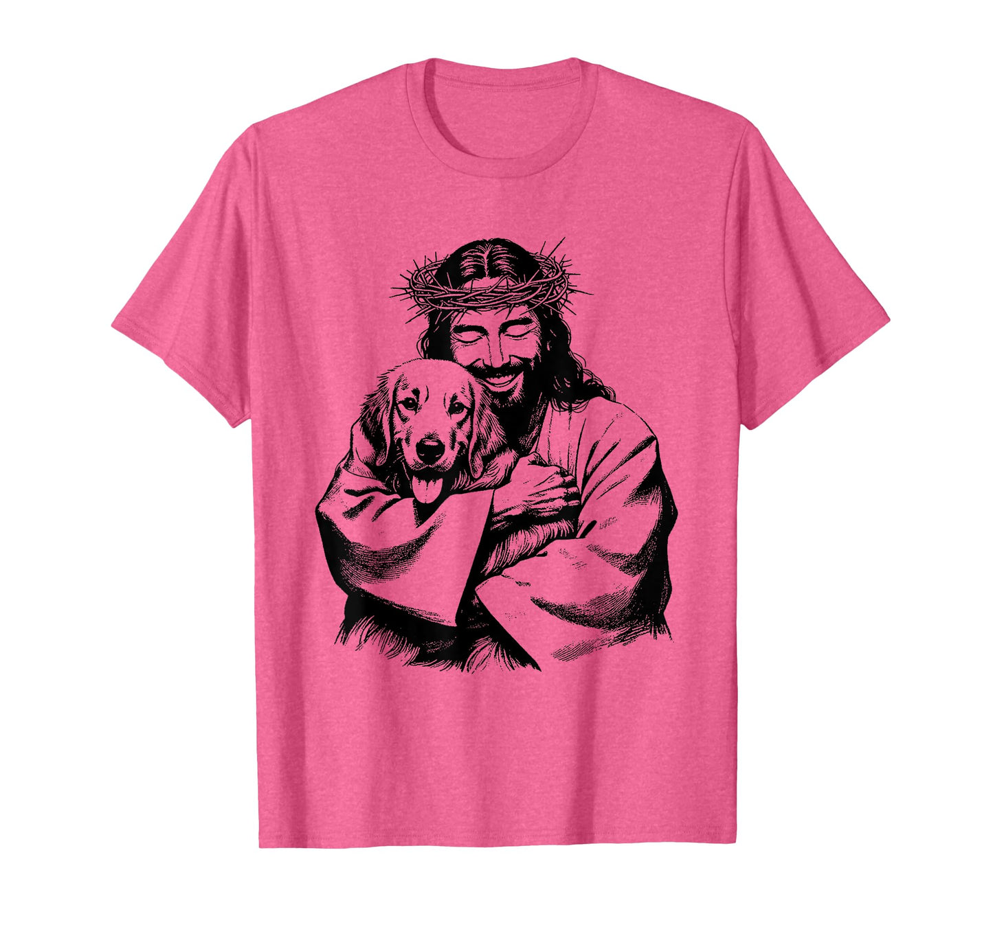 Jesus Golden Retriever - Funny Christian Religious Dog Lover T-Shirt for Men Women Kids