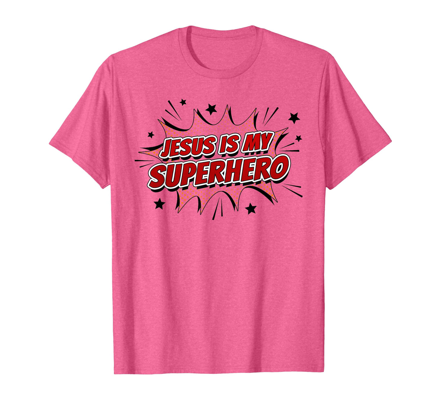 Jesus is My Superhero – Kids & Adult Christian Faith Comic T-Shirt