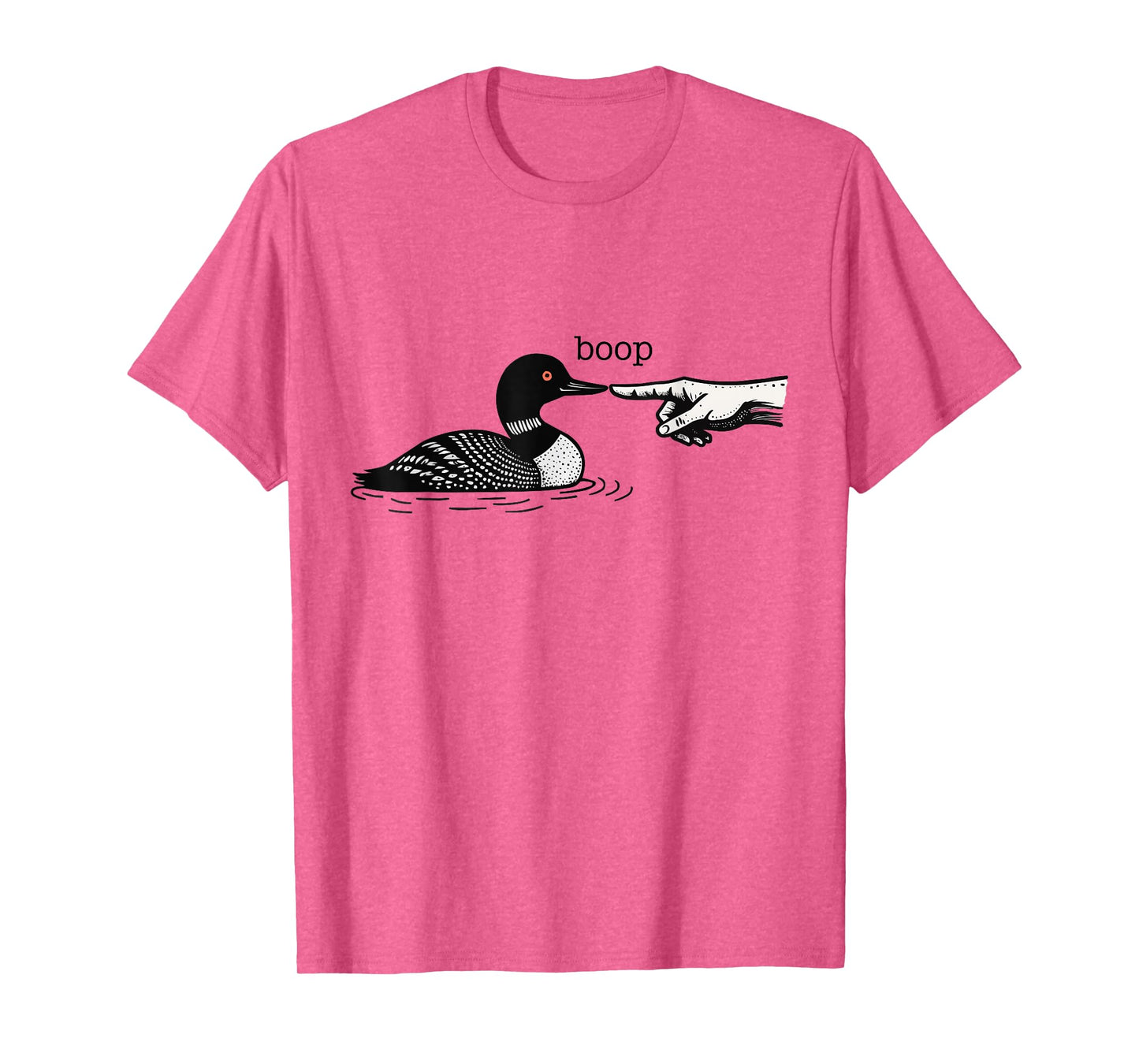 Pointing Hand Boops a Loon T-Shirt