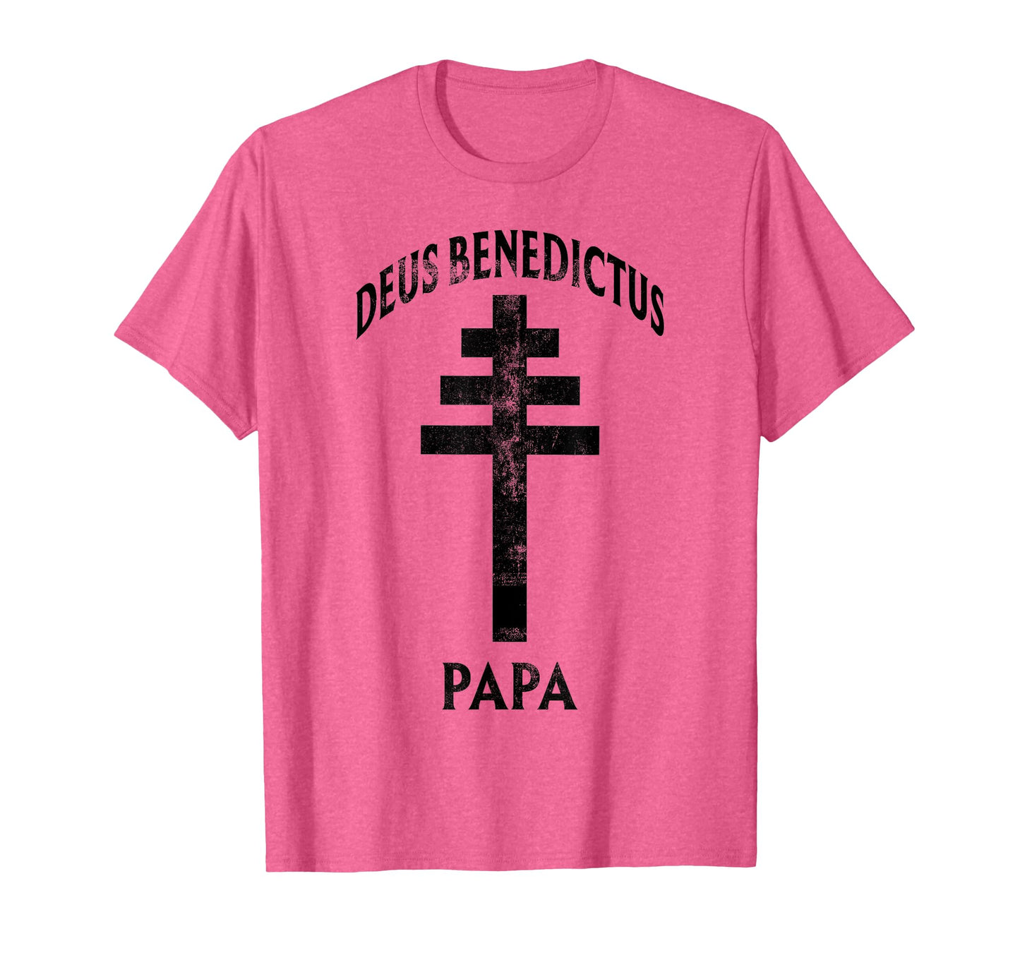 God Bless The Pope Papal Cross Catholic Prayer Latin T-Shirt