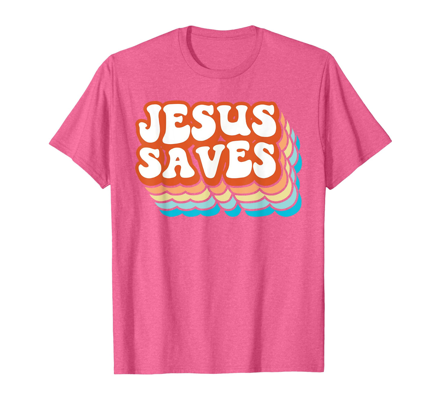 Jesus Saves Christian Cross God Faith Bible Religious Pray T-Shirt
