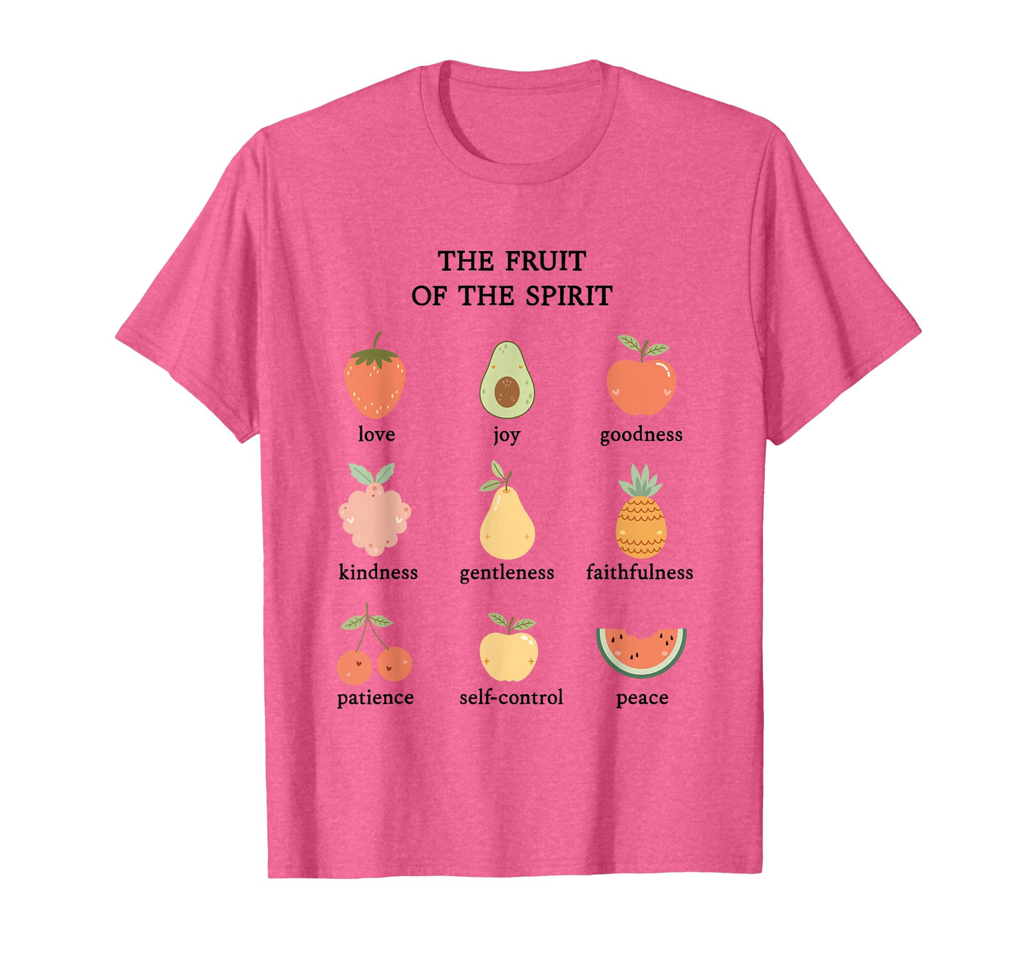 Fruit of the Spirit Cute Christian Girl Aesthetic T-Shirt