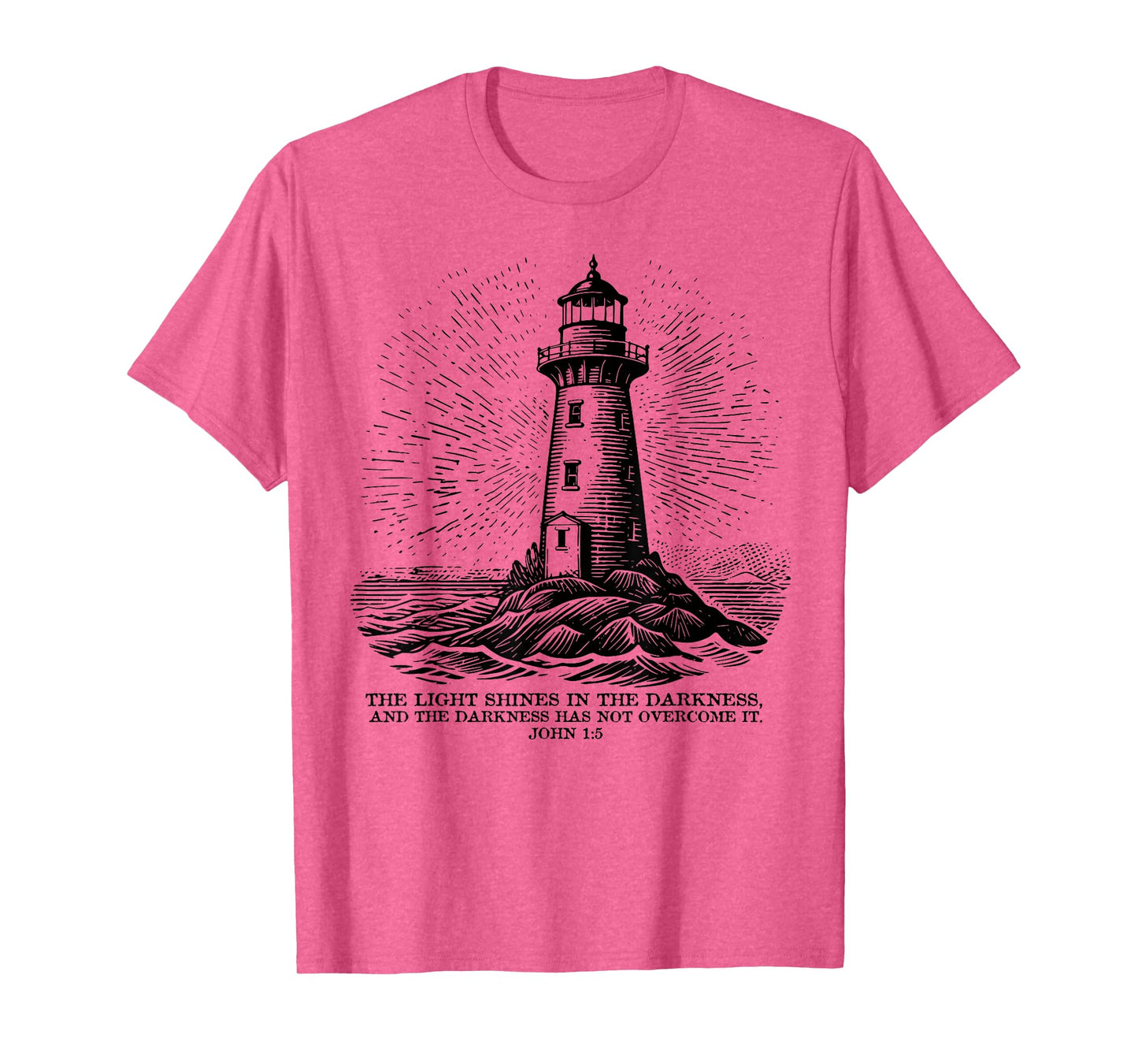 The Light Shines On In The Darkness And The Darkness T-Shirt