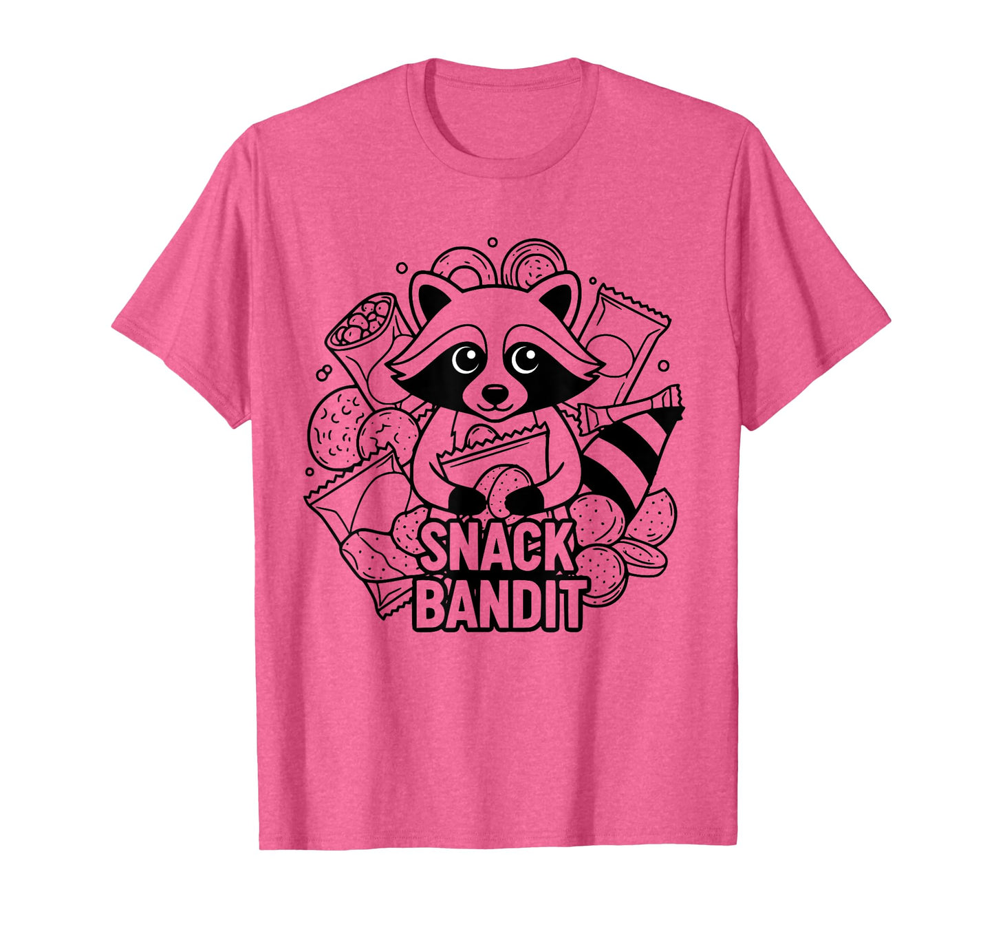 Funny Raccoon Snack Food Bandit Quote T-Shirt