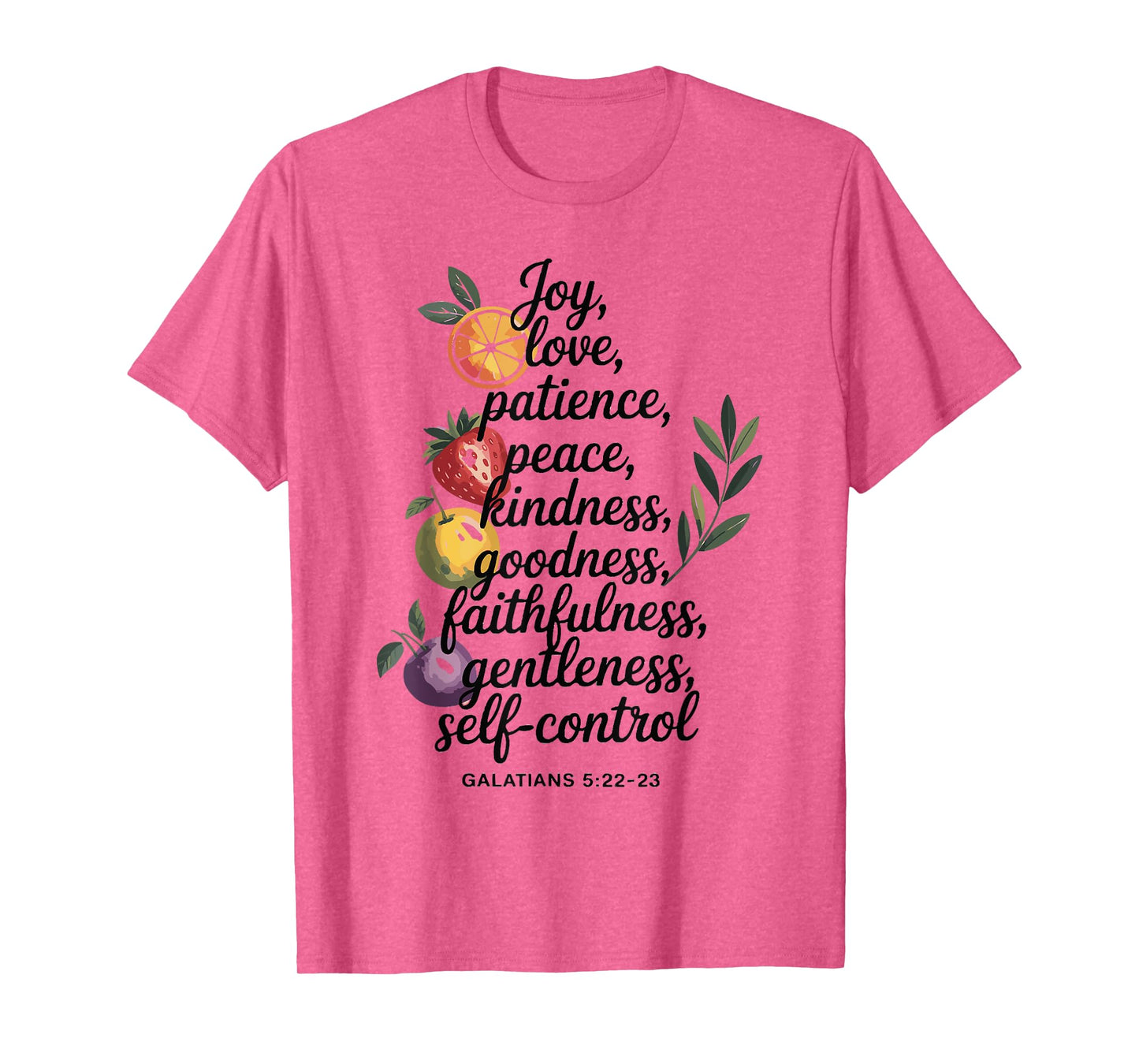Awesome Galatians Fruit Of The Spirit Religious Verses T-Shirt
