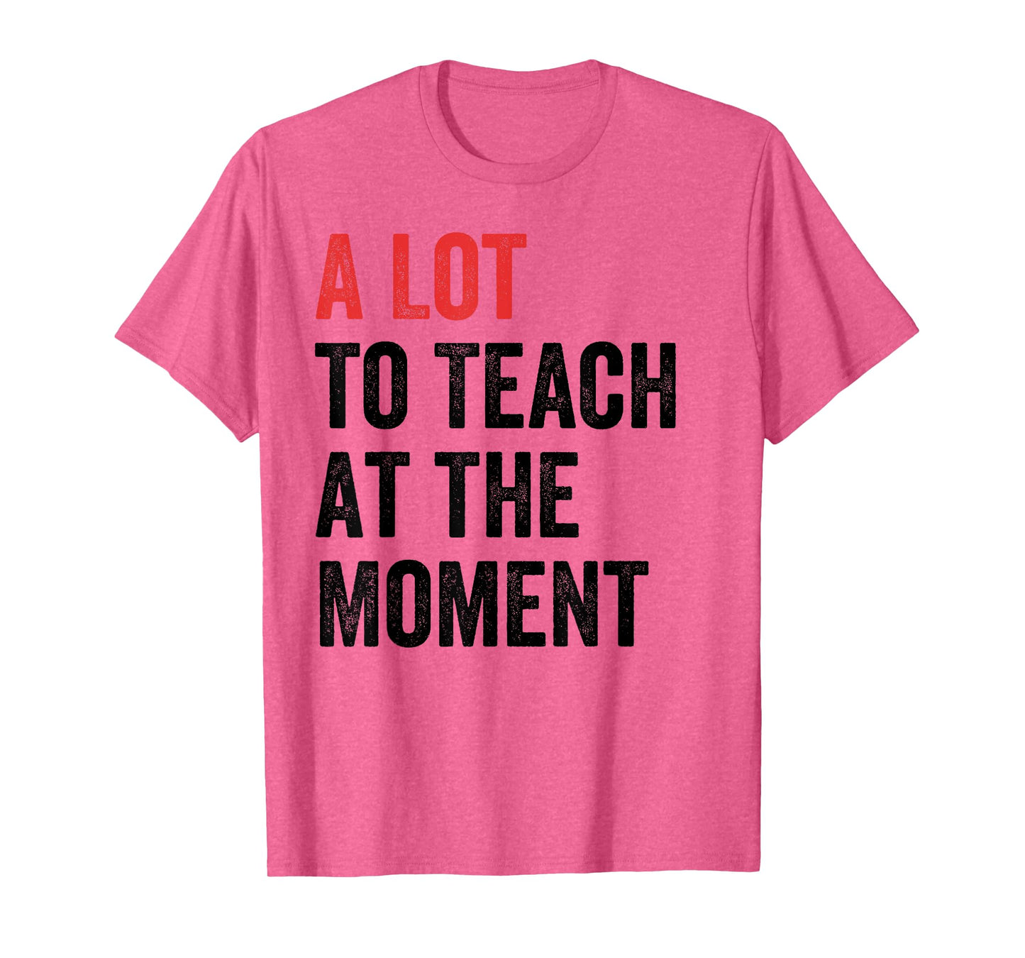 A Lot to Teach at the Moment Women's Men's Teacher Tee T-Shirt
