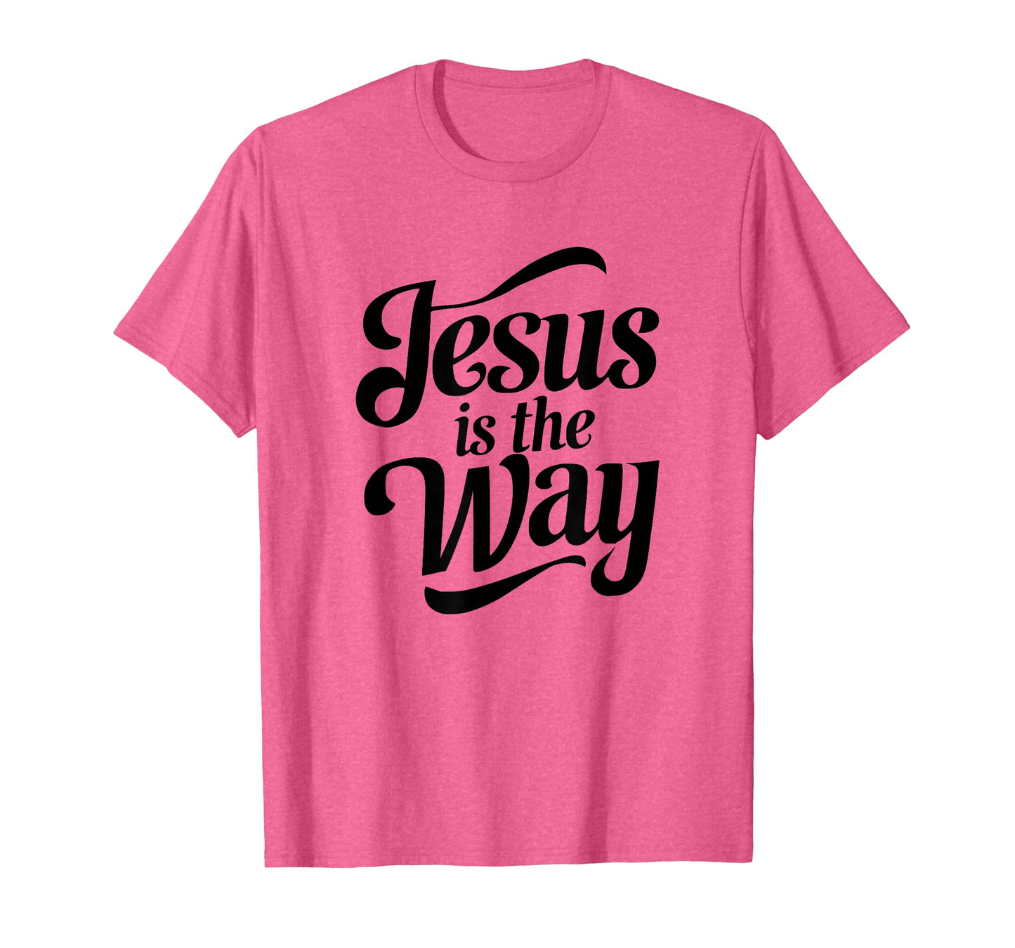 Jesus is The Way Christian Minimalist Modern T-Shirt