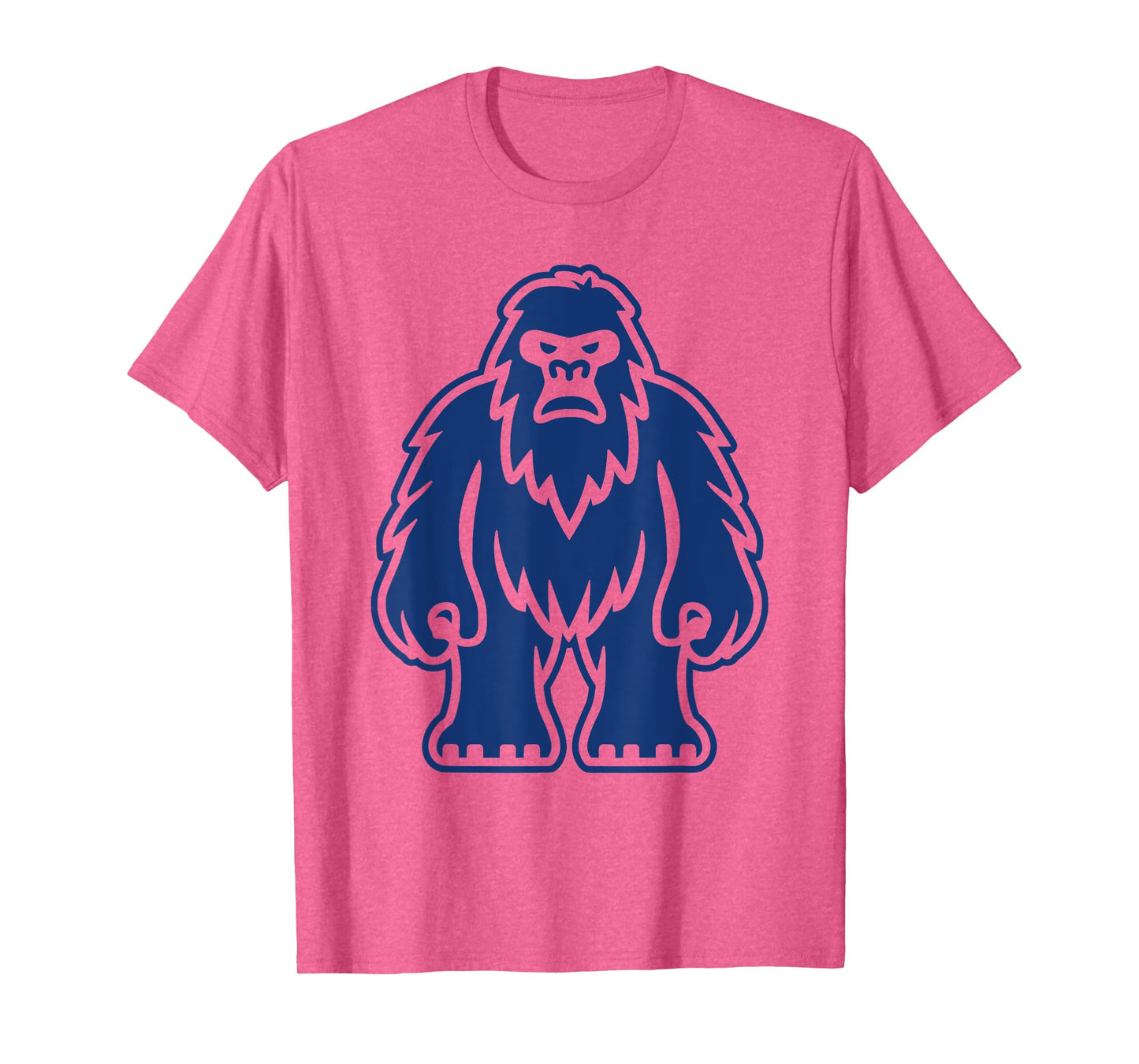 Beast yeti Snowman humor simple yeti T-Shirt