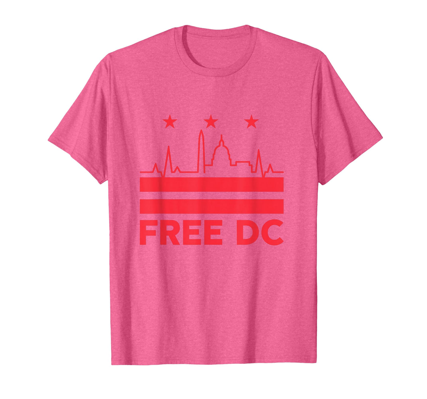 Vintage Free DC Washington Retro Protect Home Rule Quote T-Shirt