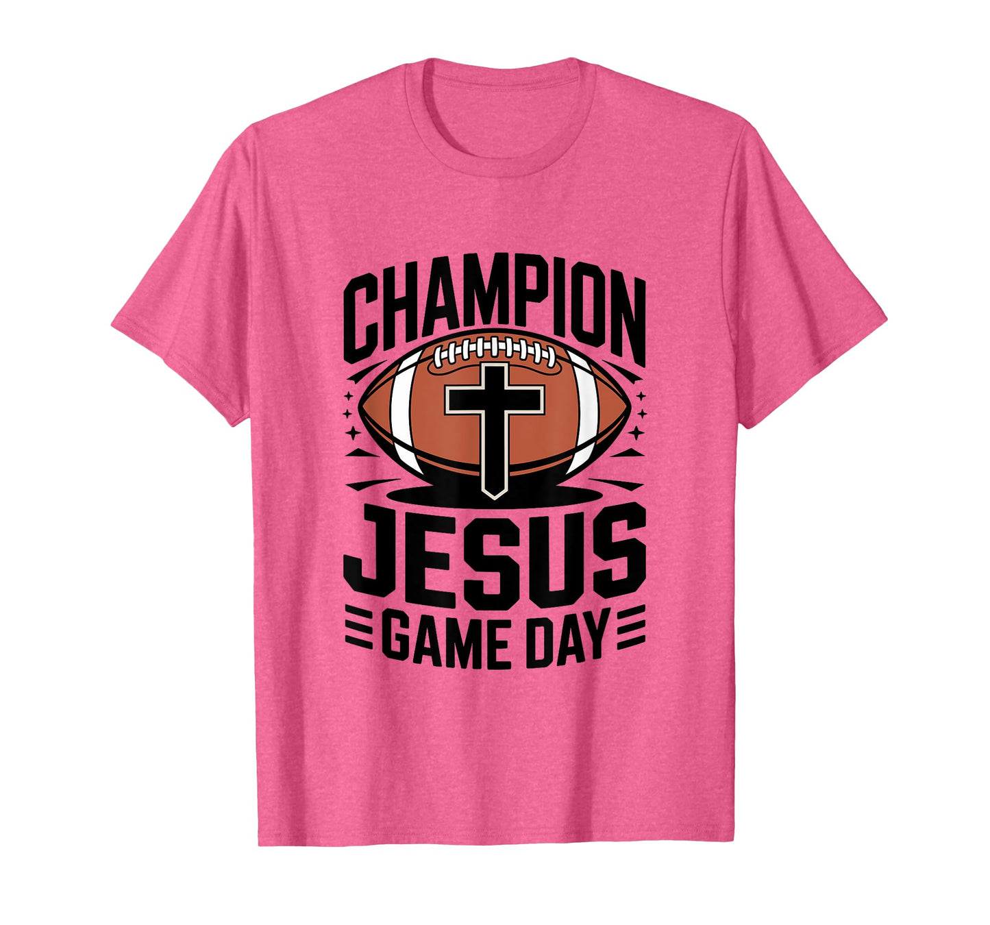 Fantasy Football Champion Jesus Game Day T-Shirt