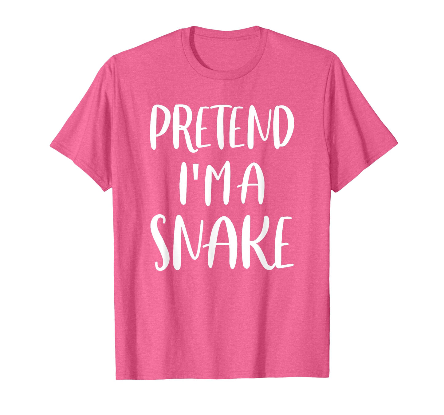 Pretend I'm A Snake Lazy Halloween Costume T-Shirt