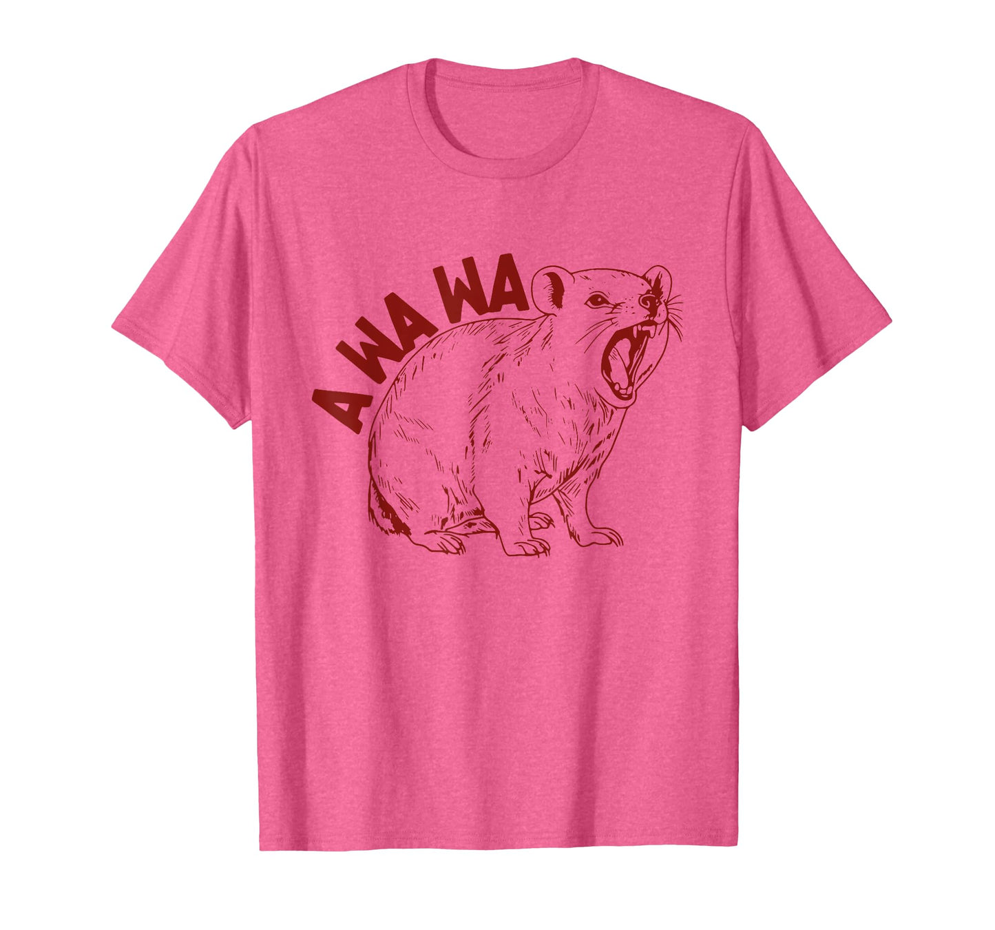 Rock Hyrax Lover Awawa Funny Groundhog Dassi T-Shirt