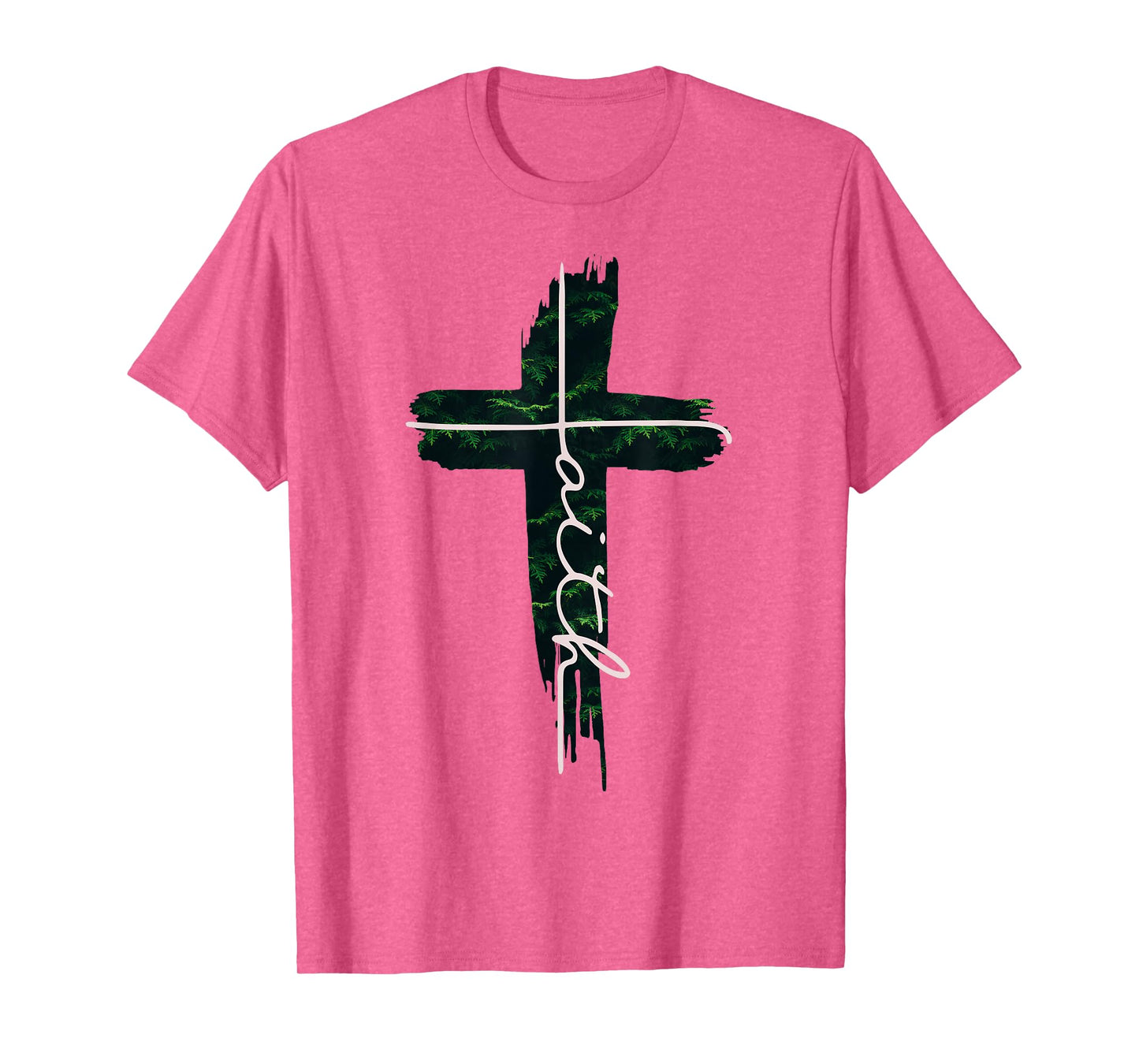 Faith Cross Tree Christian Men and Women Kids T-Shirt