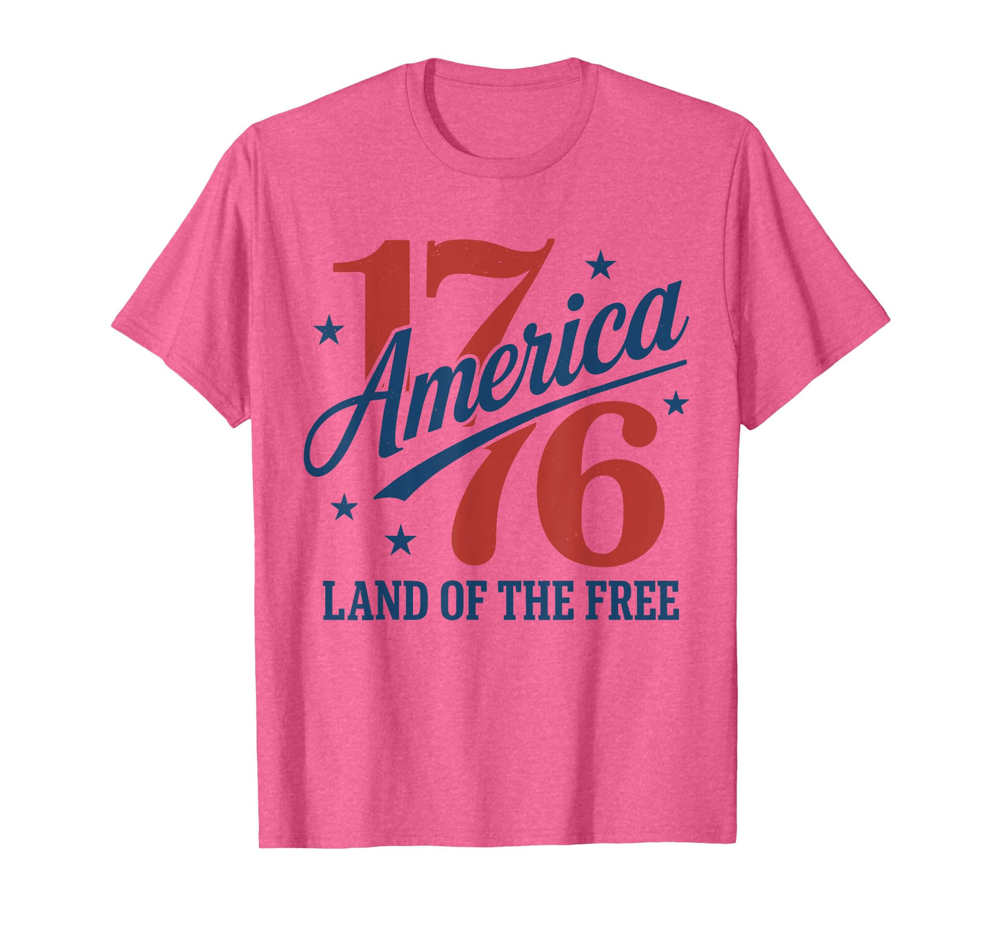 America Est 1776 Land Of The Free 4th Of July Mens Womens T-Shirt