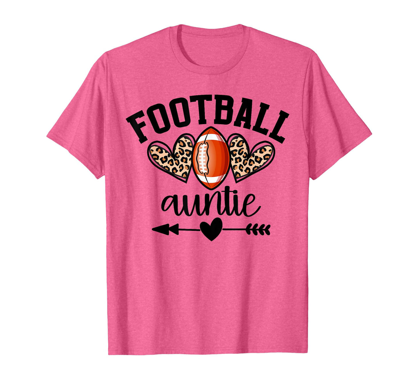 Football Auntie Womens Football Aunt Game Day Senior Night T-Shirt
