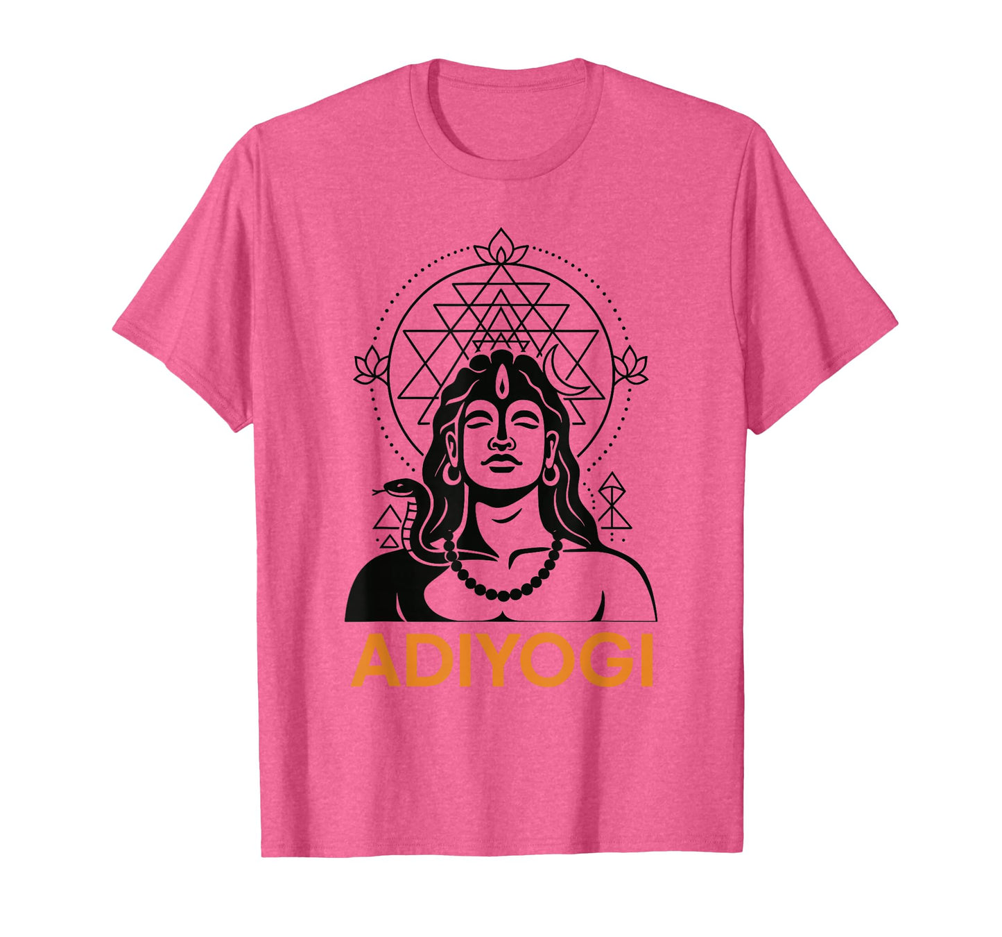 Adiyogi Shiva Sri Yantra Sacred Geometry God of Yoga T-Shirt
