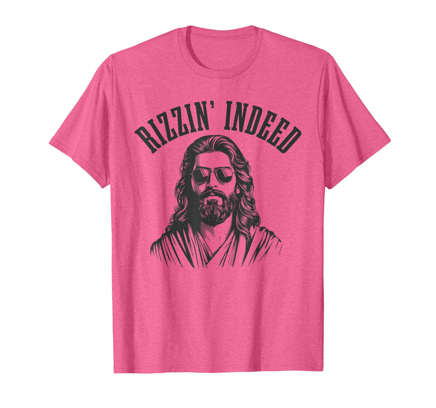 Rizzin' Indeed Funny Jesus He Is Rizzin' Easter Christian T-Shirt