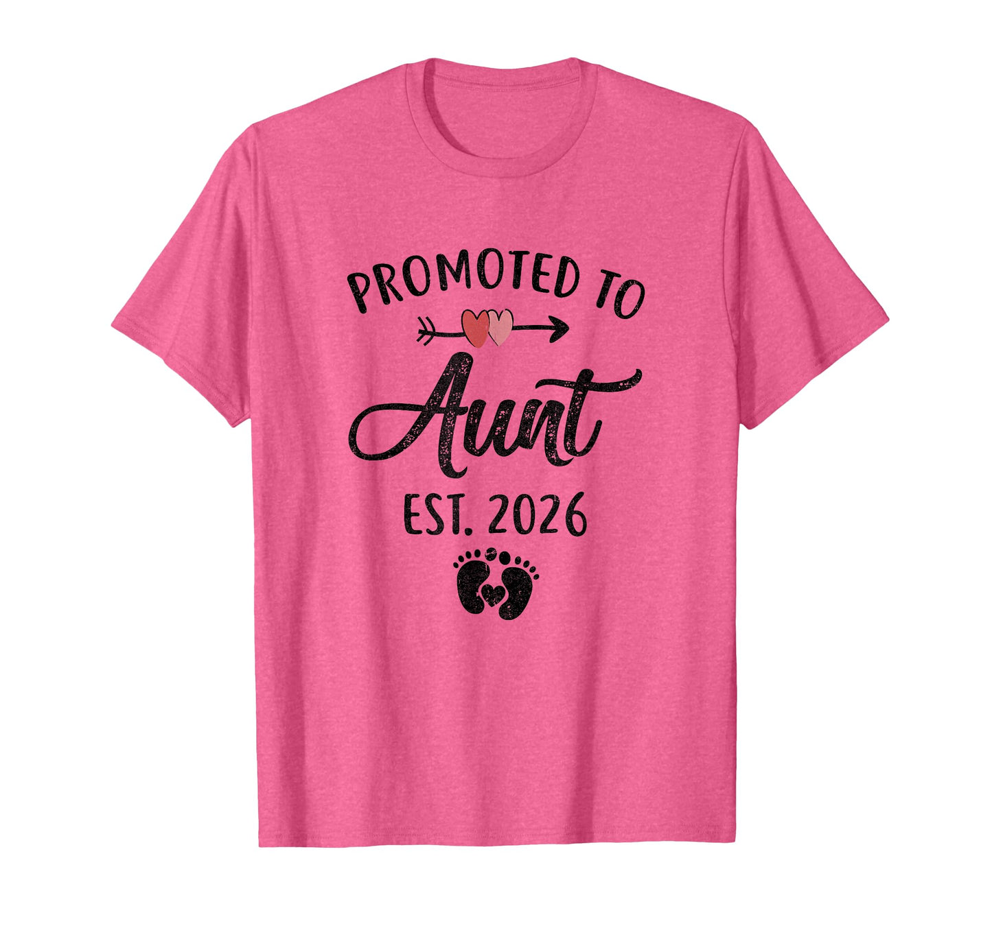 Promoted To Aunt Est 2026 First Time Mothers Day T-Shirt