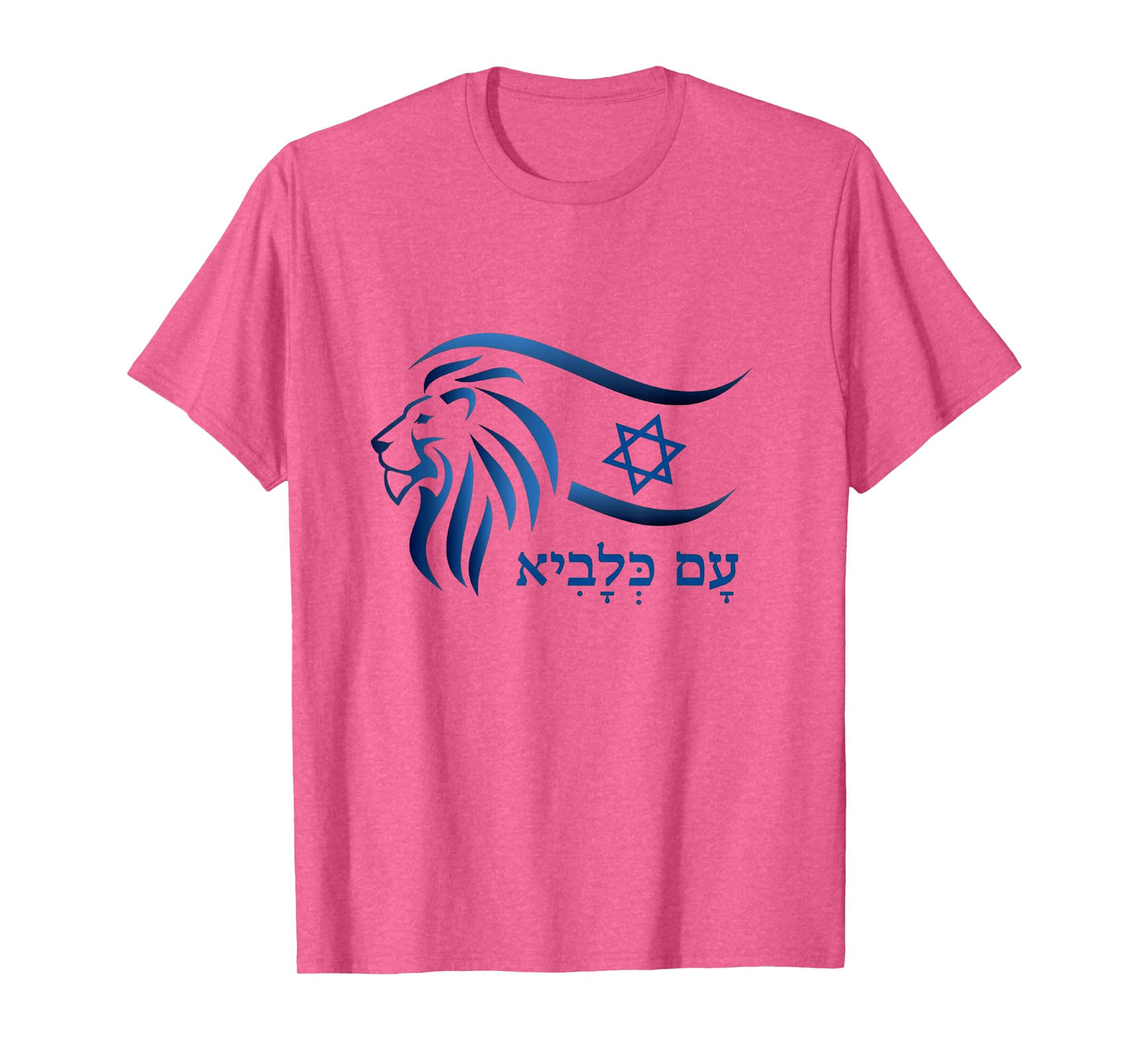 Rising Lion Nation Of Israel Jewish Bible Am Israel Chai T-Shirt