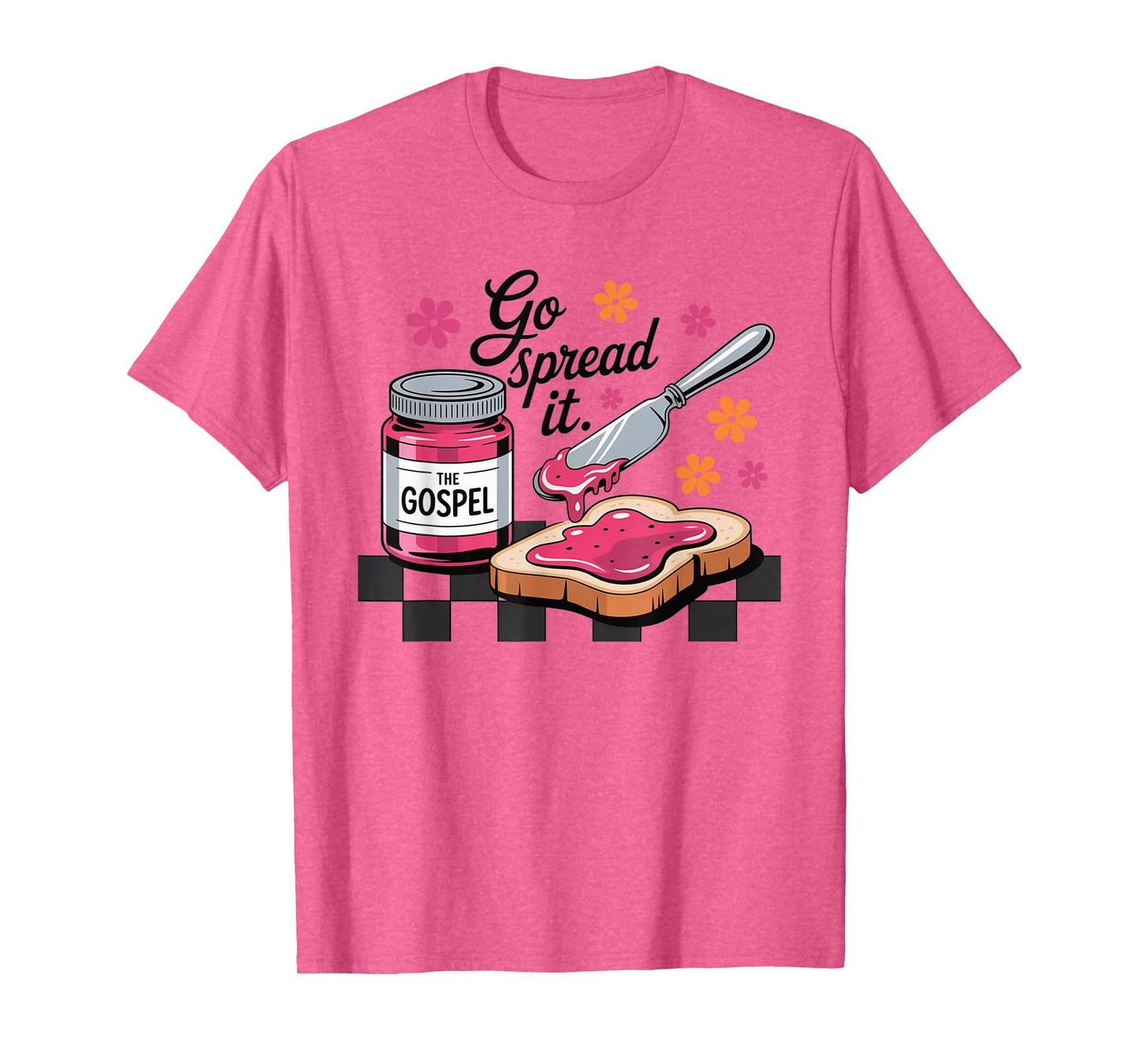 Go Spread The Gospel Funny Christian Jam and Bread Faith T-Shirt
