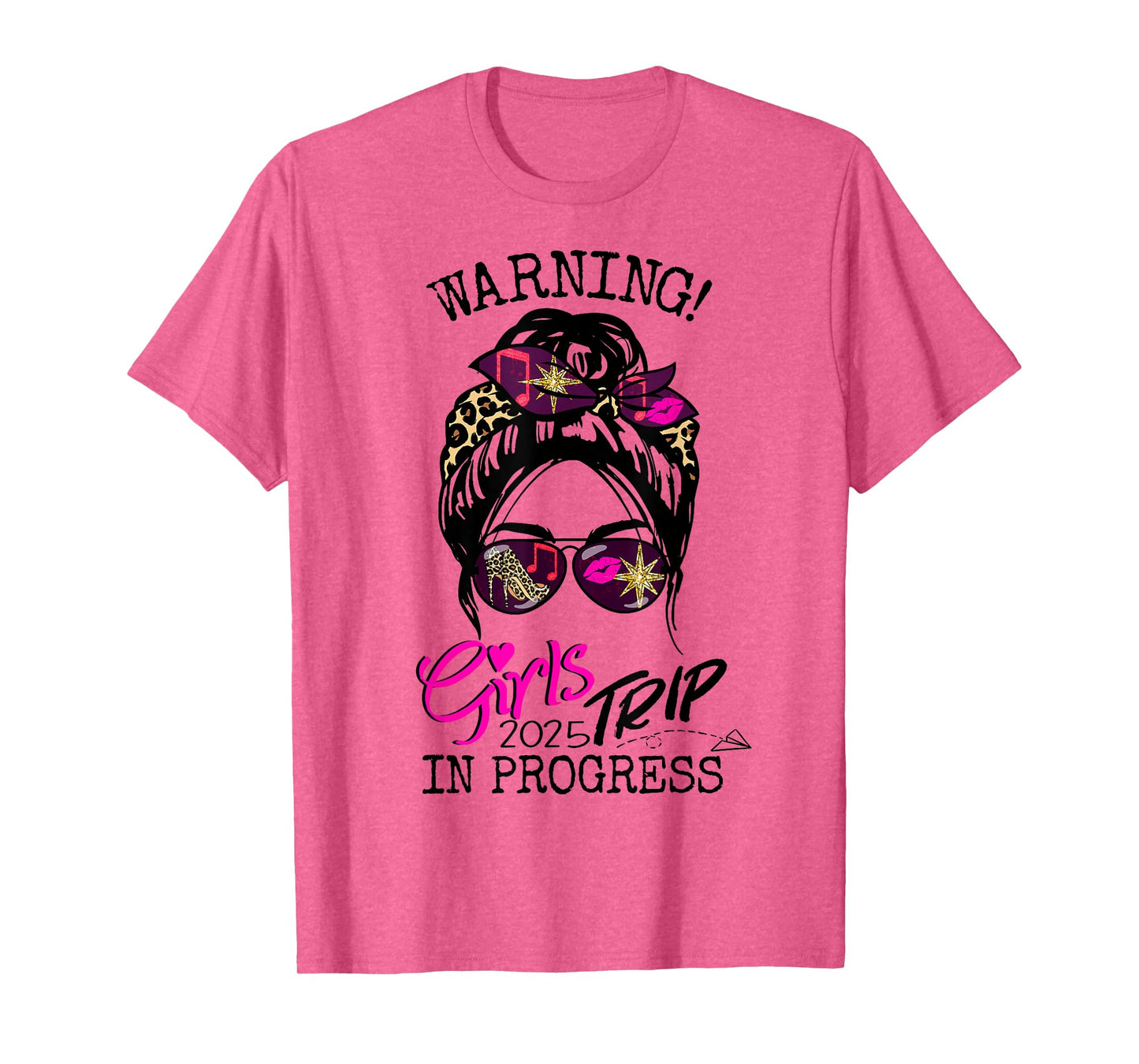 Girls Weekend Birthday Squad Warning Girls Trip In Progress T-Shirt