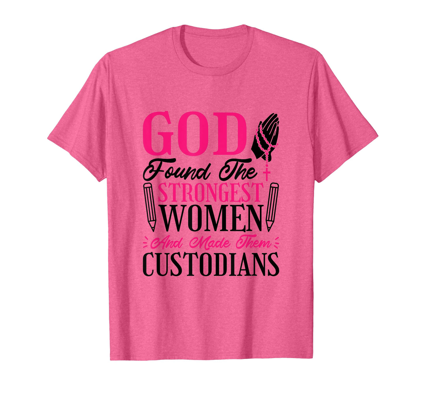 Christian Women Custodian for School Property Custodian T-Shirt