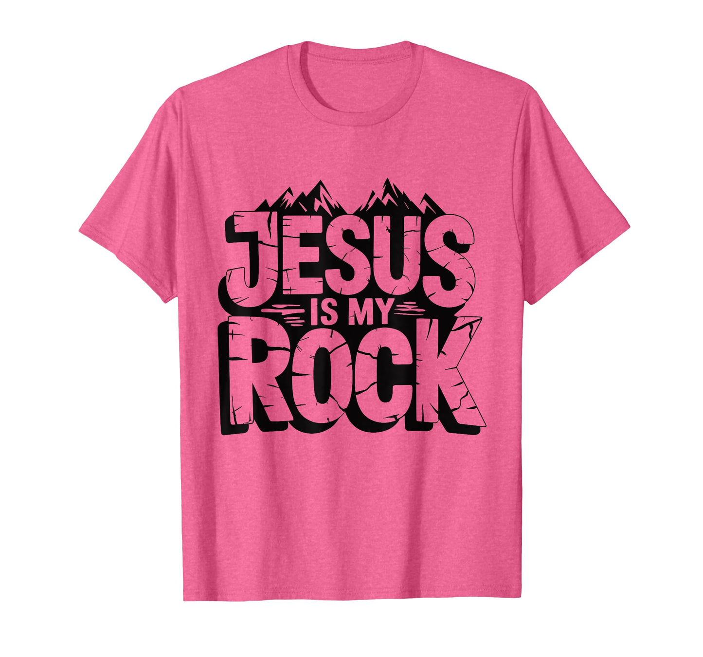 Biblical Jesus Is My Rock Christian T-Shirt