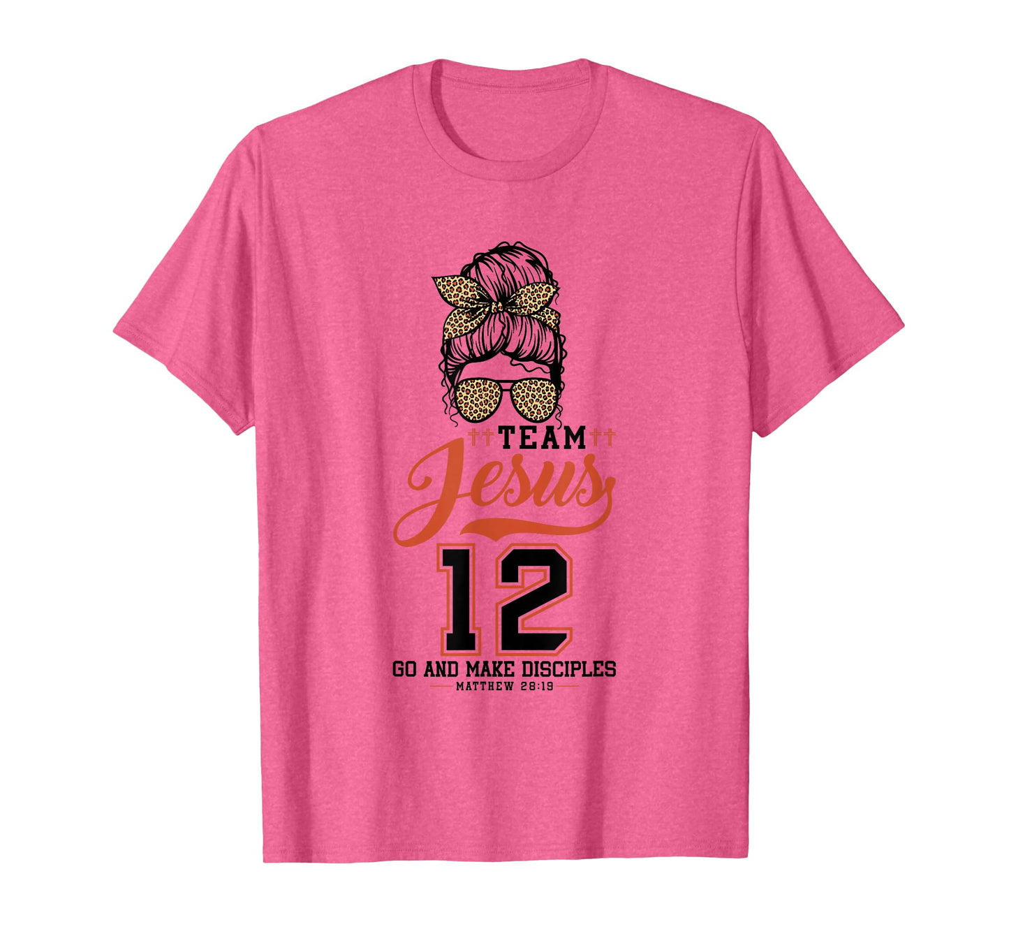 Jesus Baseball Team Jesus Christian Matthew 28:19 Verse T-Shirt