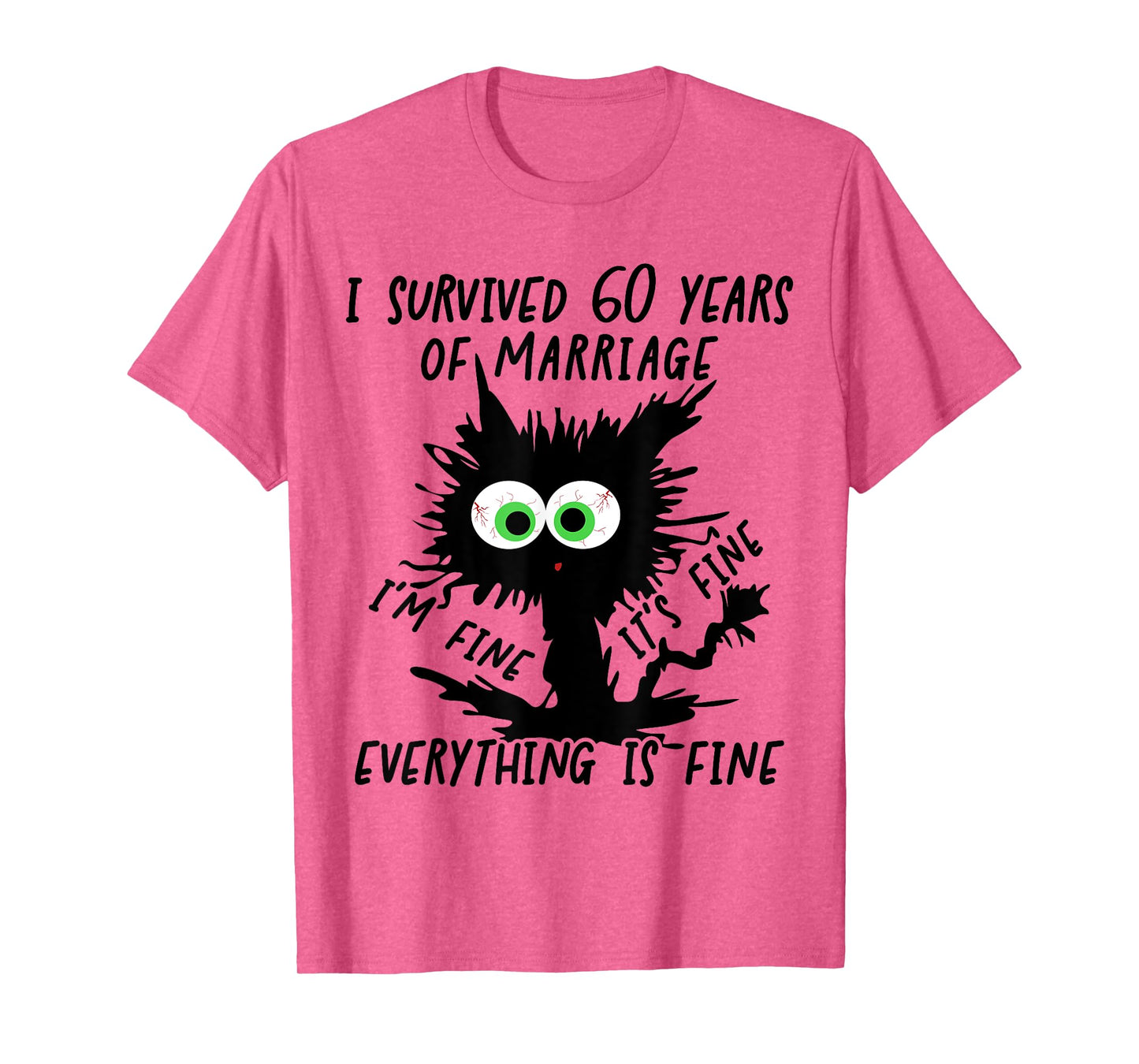Diamond Wedding I Survived 60 Years Of Marriage T-Shirt