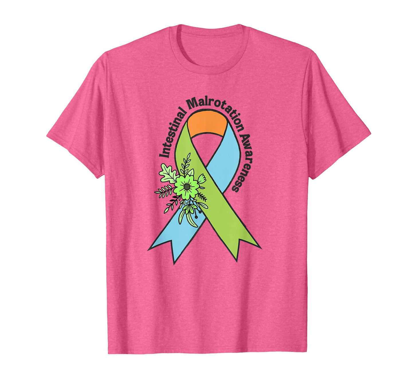 Intestinal Malrotation Awareness Warrior Survivor Ribbon T-Shirt