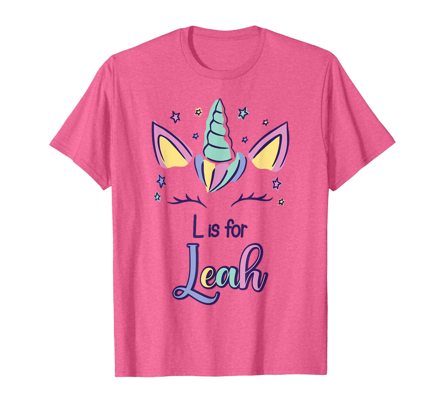 First Name Leah Personalized L Is For Leah T-Shirt