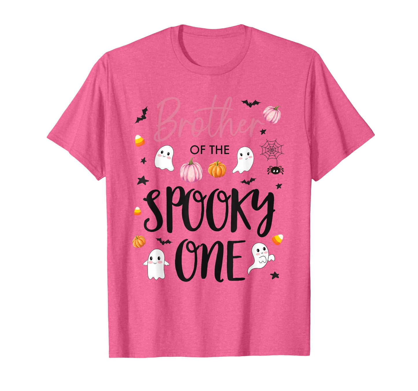 Brother of Spooky One Girl 1st Birthday Pink Halloween Cute T-Shirt