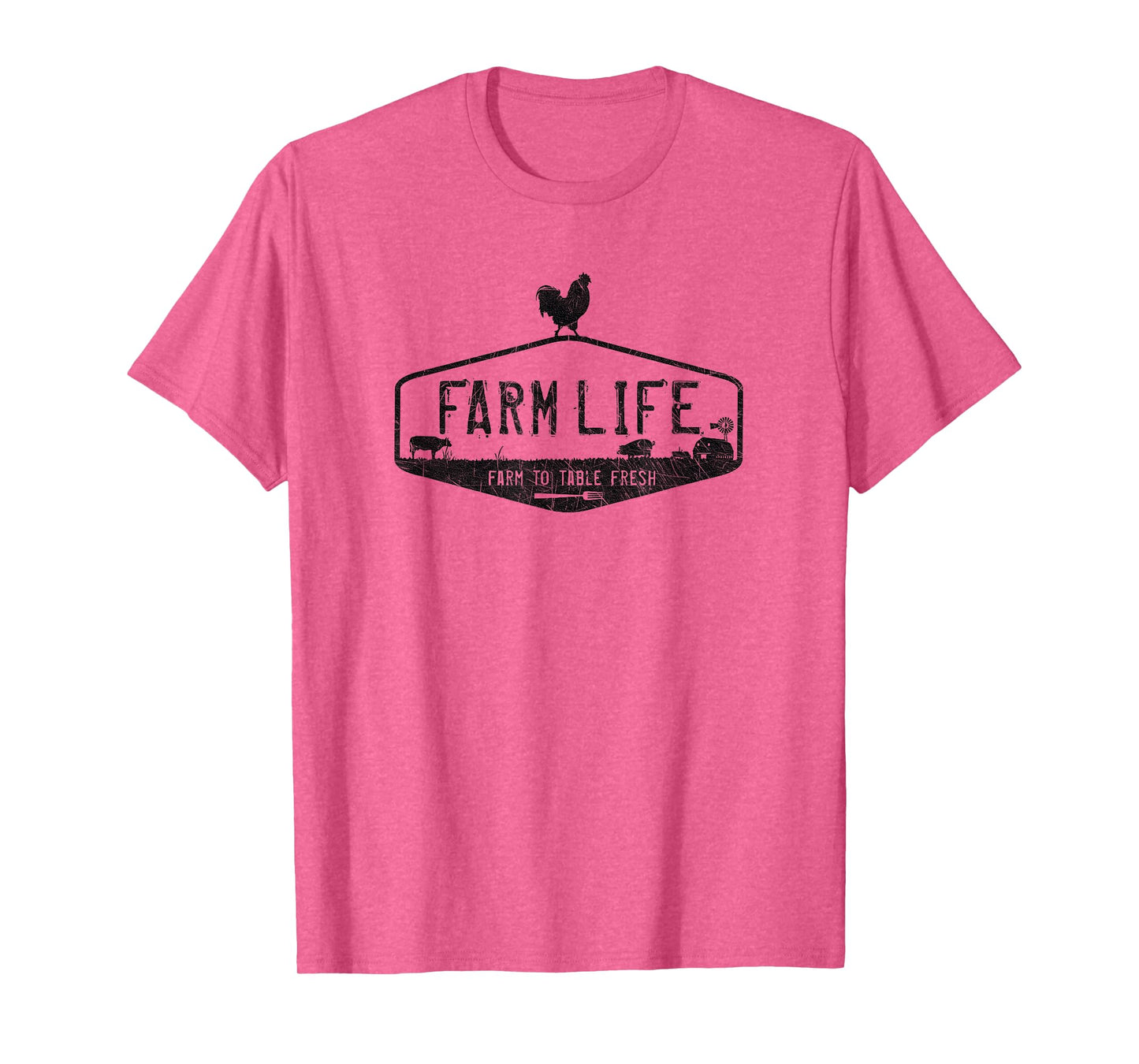FARM LIFE T-SHIRT, LIVESTOCK DISTRESSED GRAPHIC T-Shirt