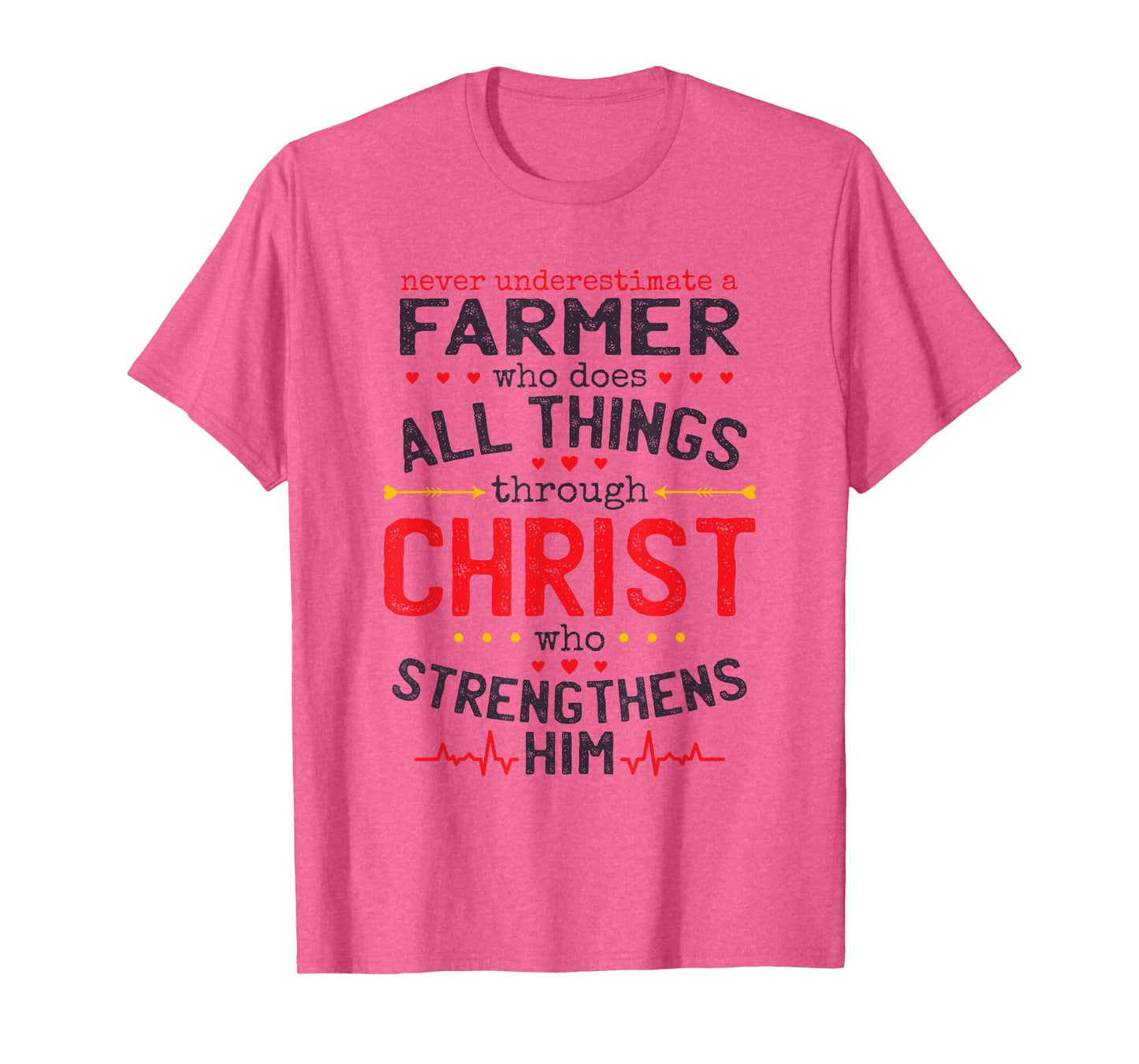 Christian Farmer And Christianity Farming T-Shirt