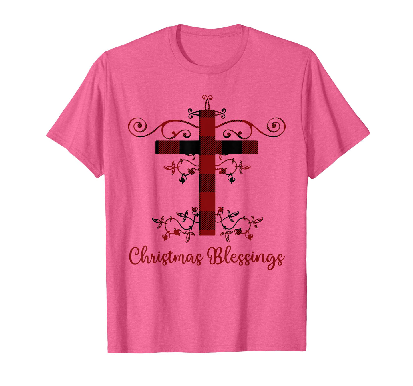 Christian Christmas Blessings Holiday Greetings Womens Gift T-Shirt