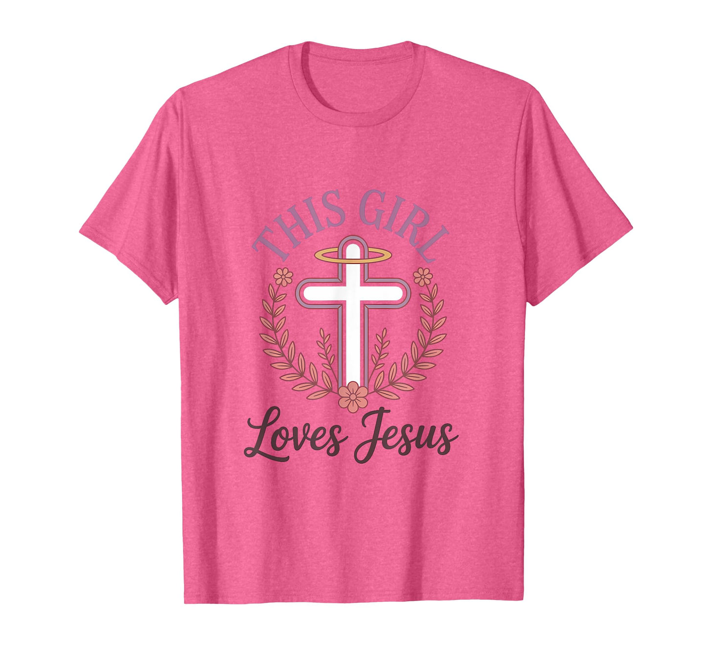 This Girl Loves Jesus Christian Girl Jesus T-Shirt