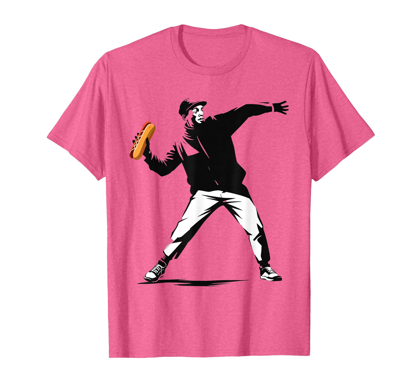 Sandwich Guy Throwing Resist Sandwich Free DC Revolution T-Shirt