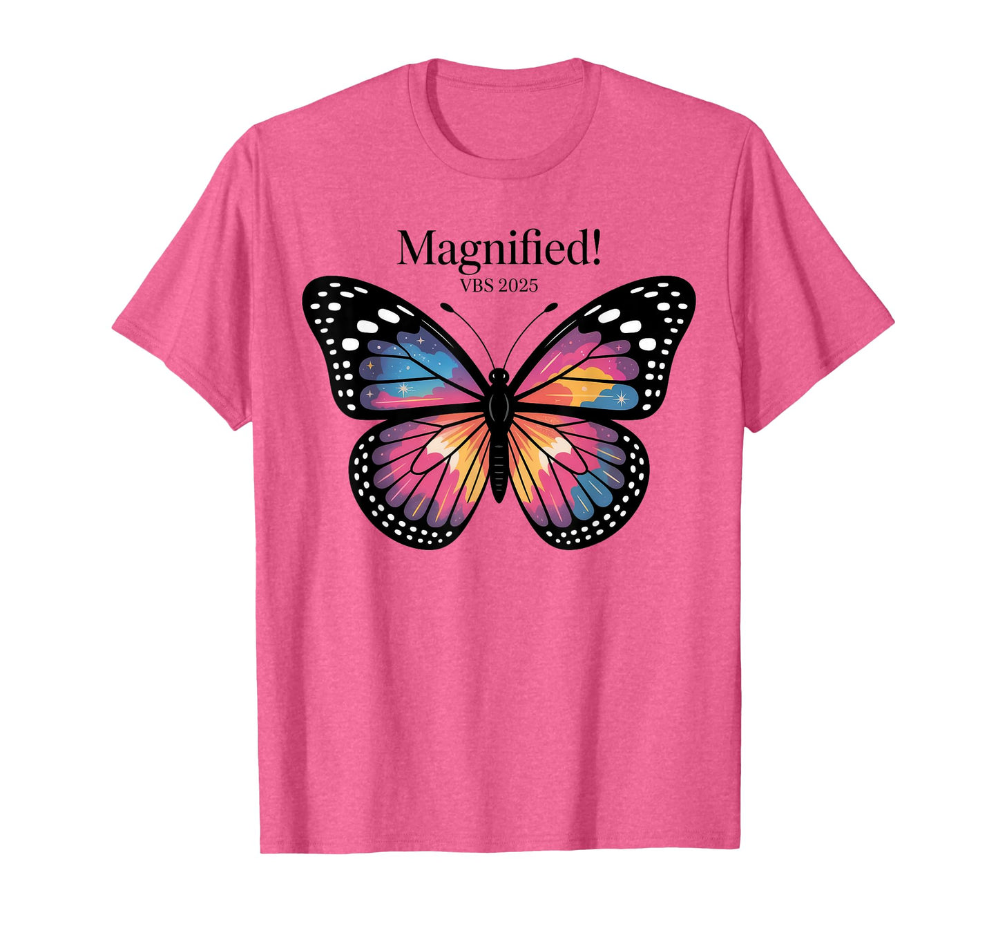 Butterfly VBS 2025 Shirt Magnified Vacation Bible School T-Shirt