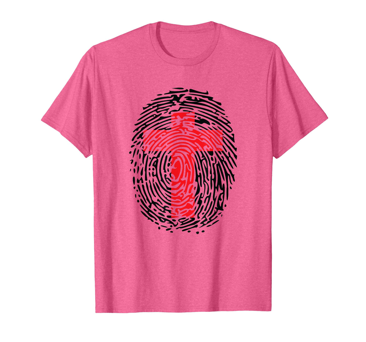 Christian Cross Fingerprint of Christ T-Shirt
