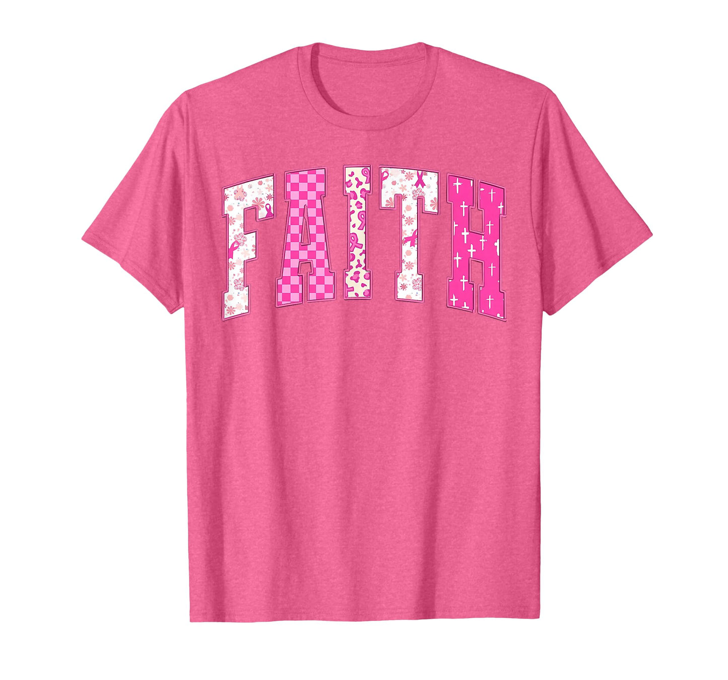 Breast Cancer Christian Fight Hope Faith Love Matching Group T-Shirt