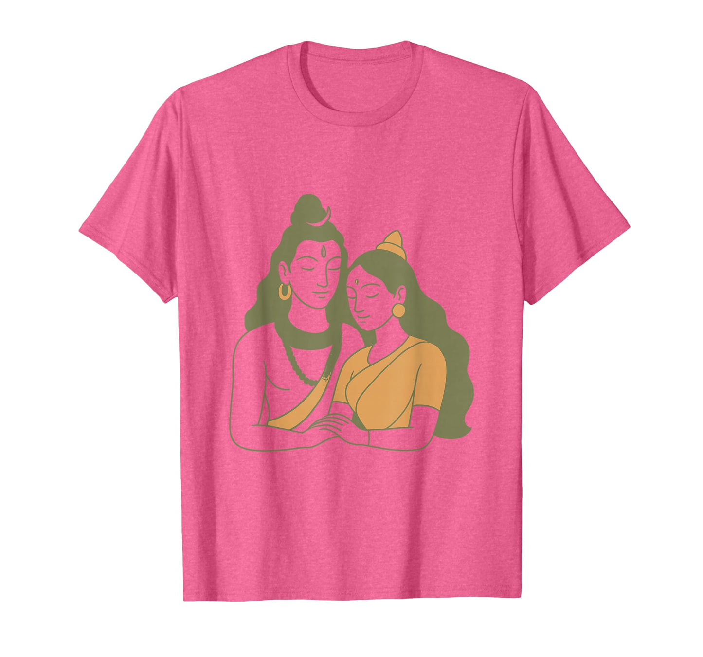Lord Shiva Durga Hindu God Mahadeva Goddess Parvati T-Shirt