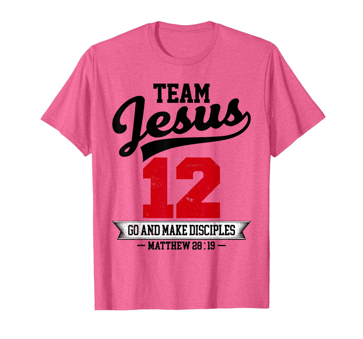 Jesus and Baseball Team Jesus Christian Matthew 28:19 Love T-Shirt