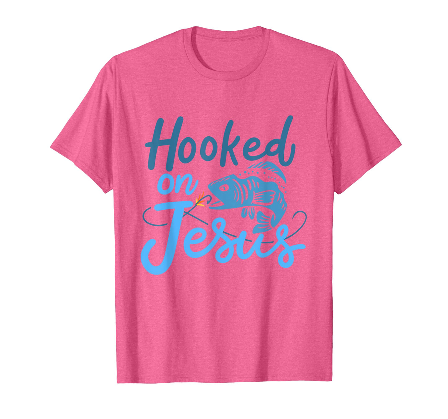 Hooked On Jesus Bass Fishing T-Shirt