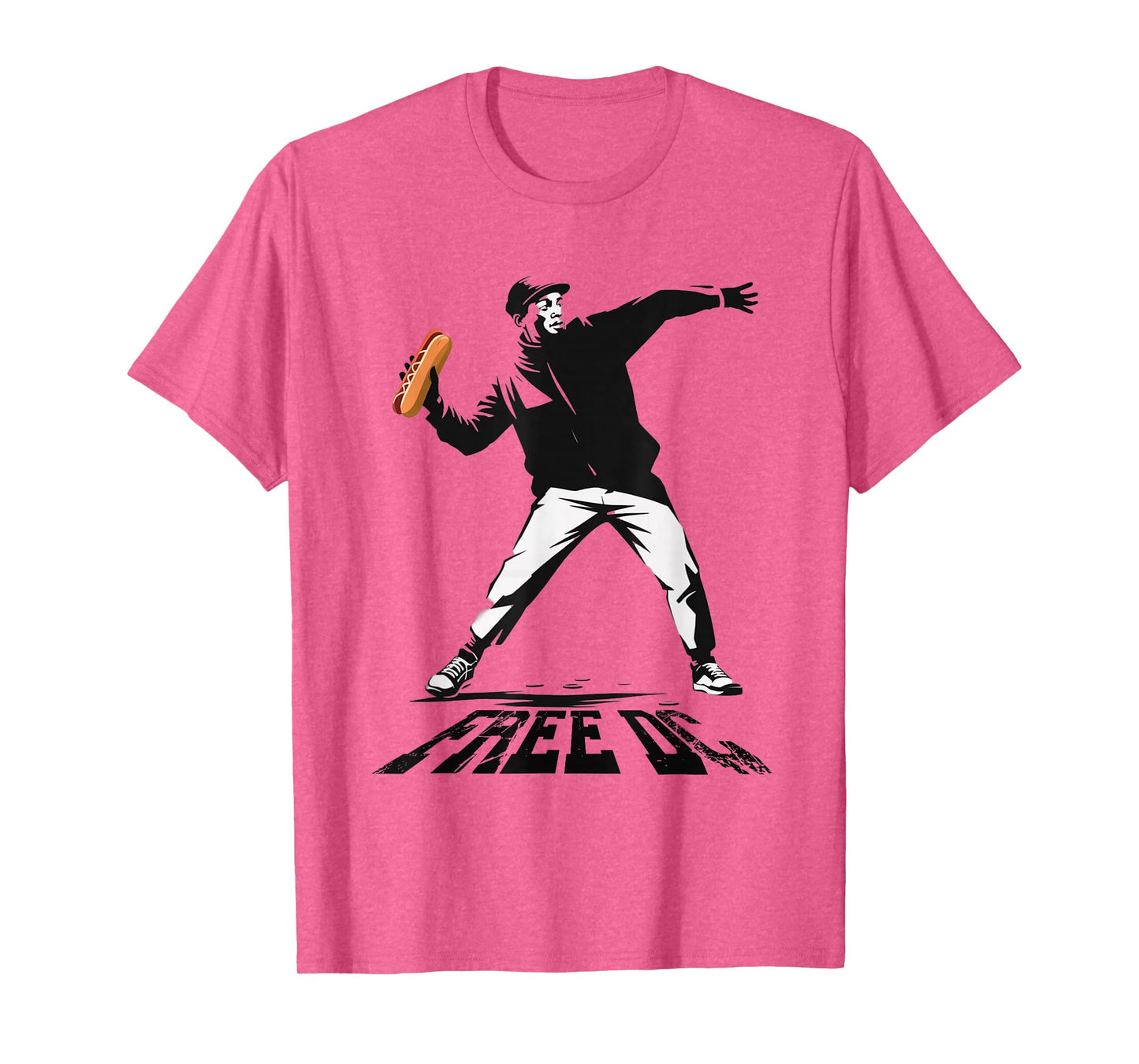 Sandwich Guy Throwing Resist Sandwich Free DC Revolution T-Shirt