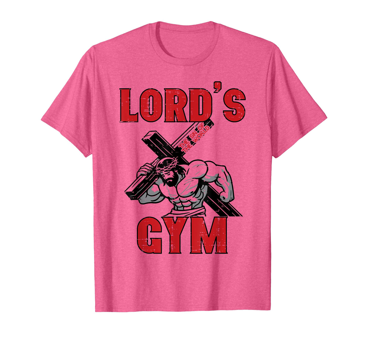 Lords Gym Jesus Christian Workout Exercise Men Women Kids T-Shirt