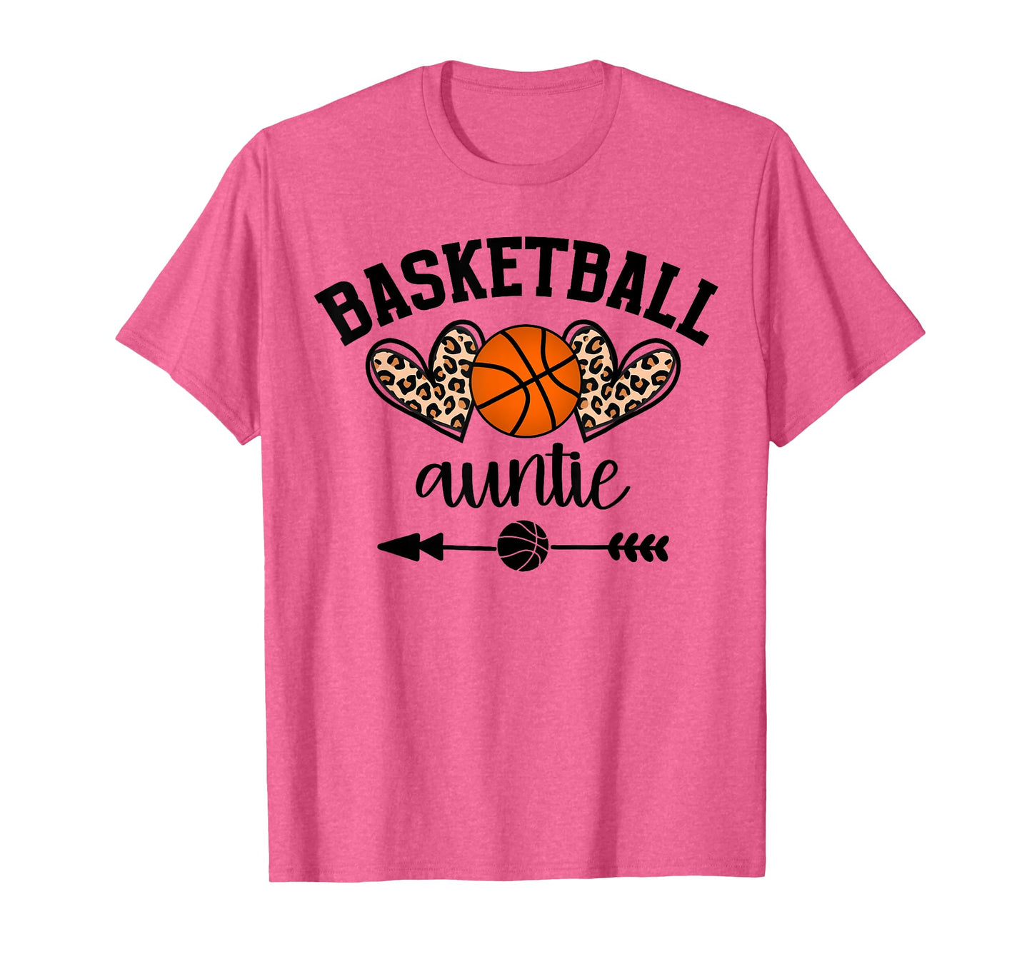 Basketball Auntie Womens Basketball Aunt Game Day Senior T-Shirt